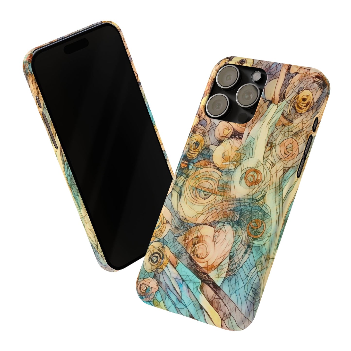 . ' Modern Art Slim Phone Case -.