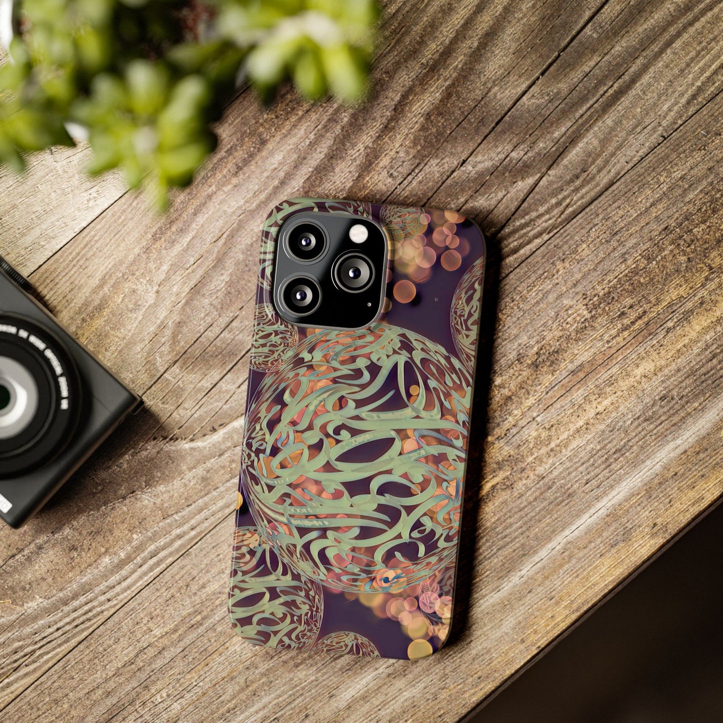 Copy of Copy of ' Modern Art Slim Phone Case -LOVE I-