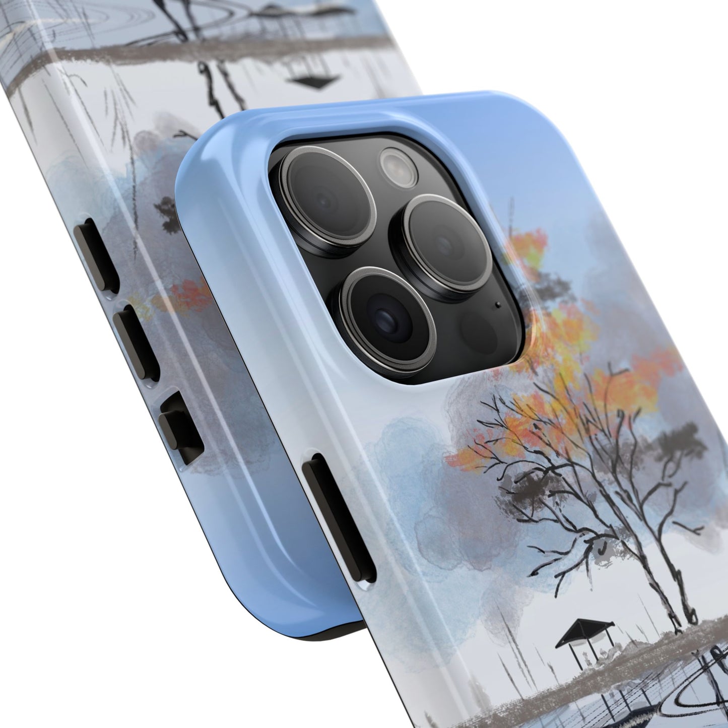 Serenity Phone Case Persian Calligraphy Art.