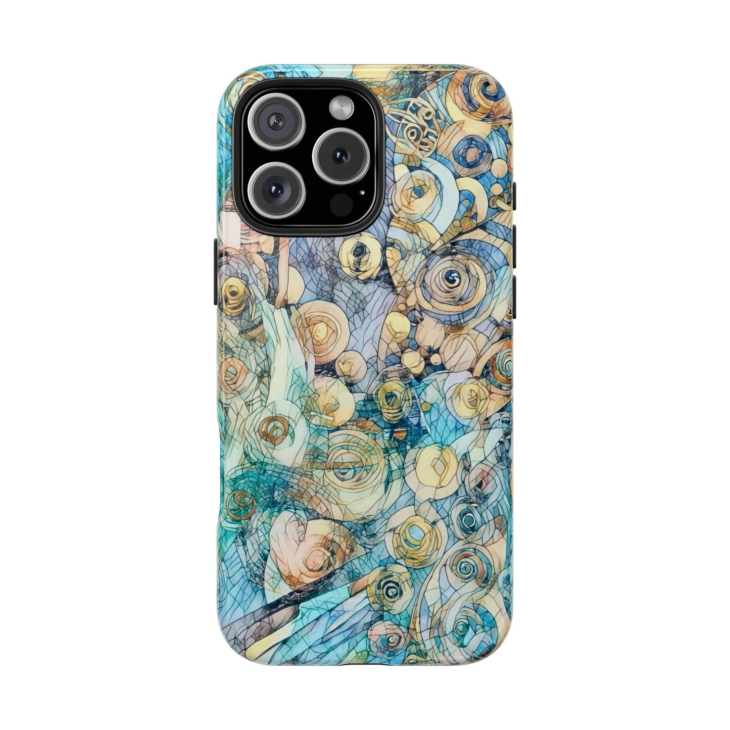 Golden Swirls Phone Case