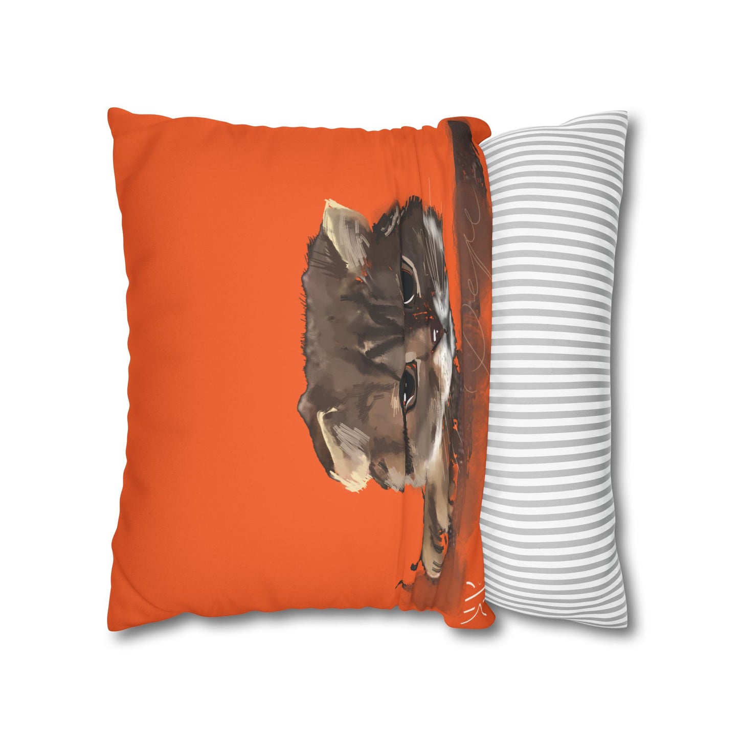 Pepe Pillowcase - Modern Art Portrait Watercolour Design