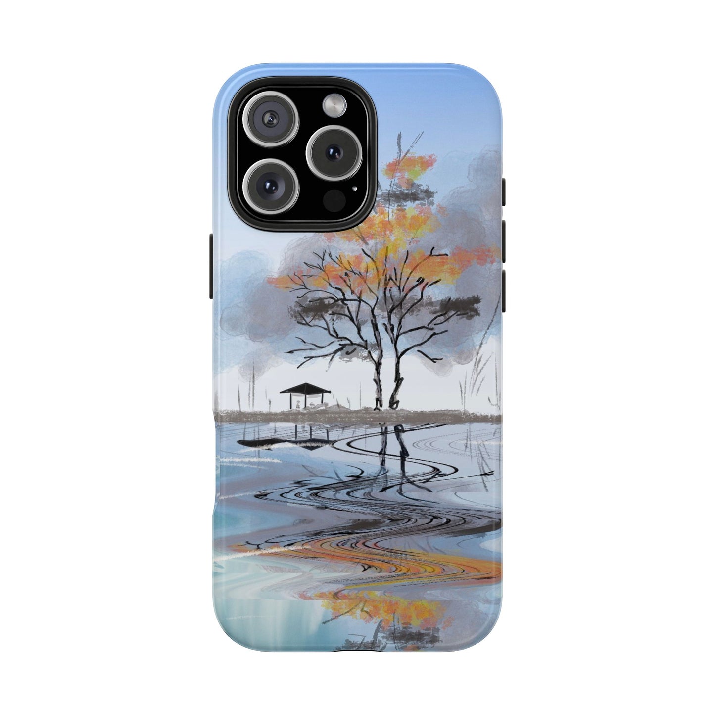 Serenity Phone Case Persian Calligraphy Art.