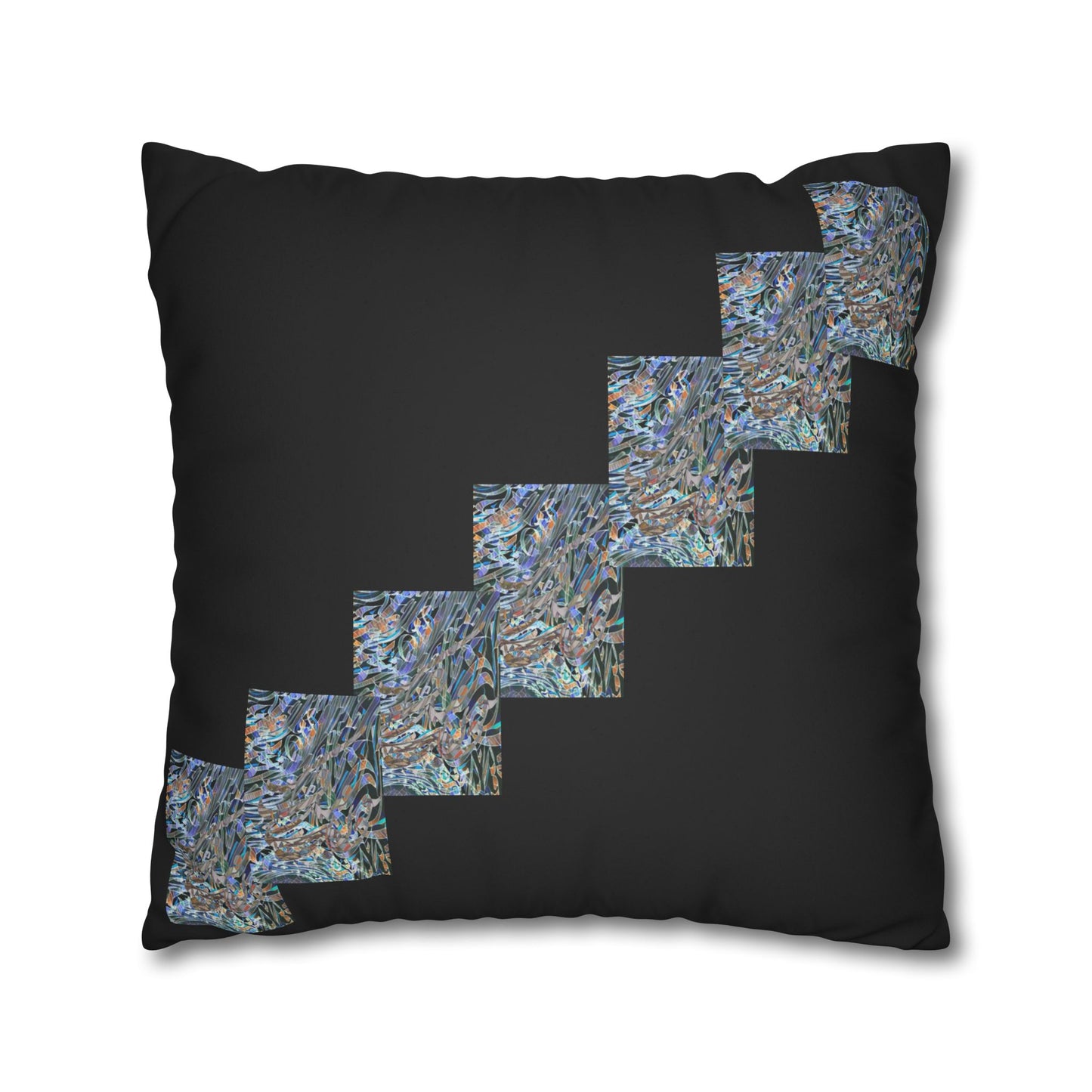 Modern art inspired beauty Faux Suede Square Pillow Cover l