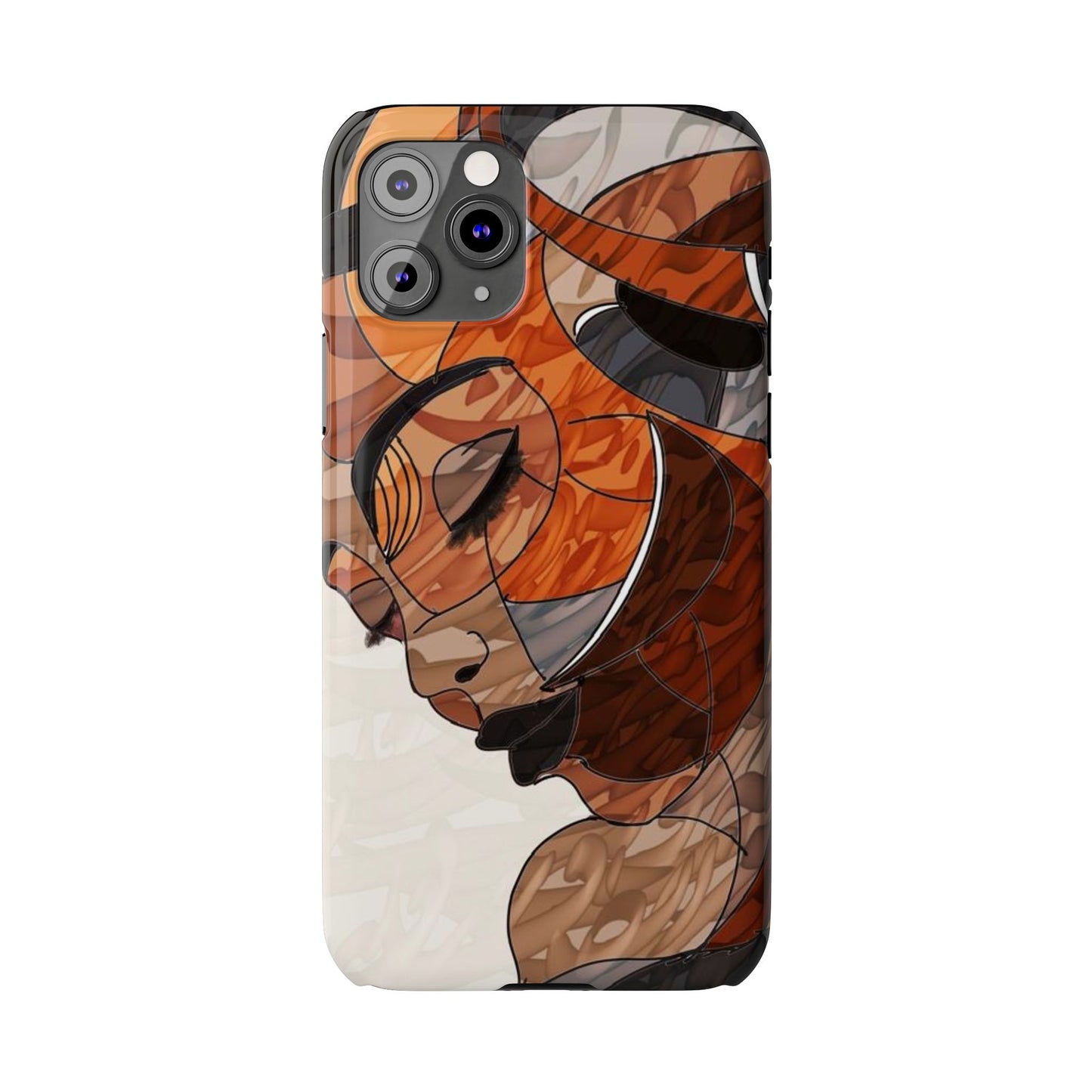 ' Modern Art Slim Phone Case -LOVE