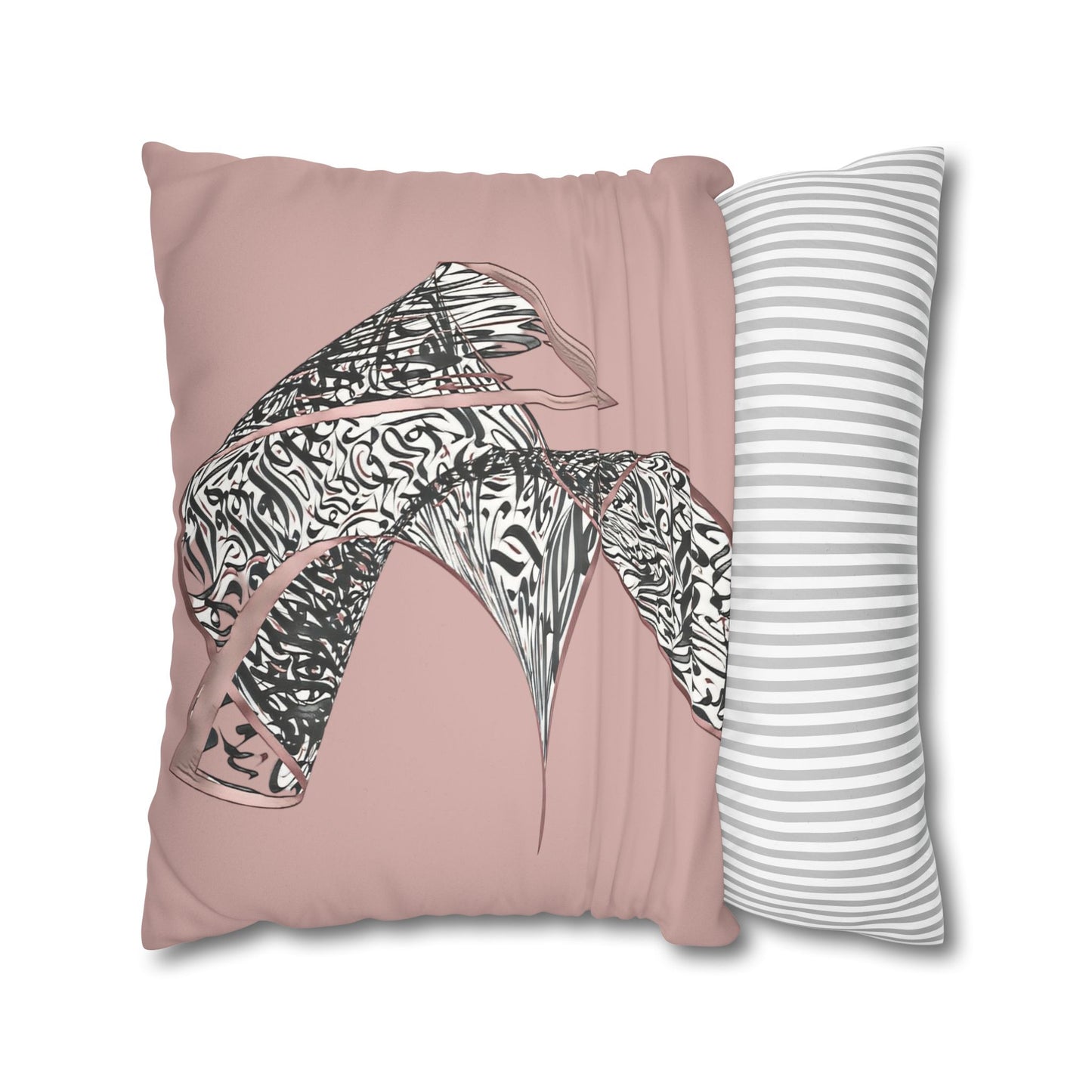 Kalli K Pillowcase - Modern Calligraphy Design