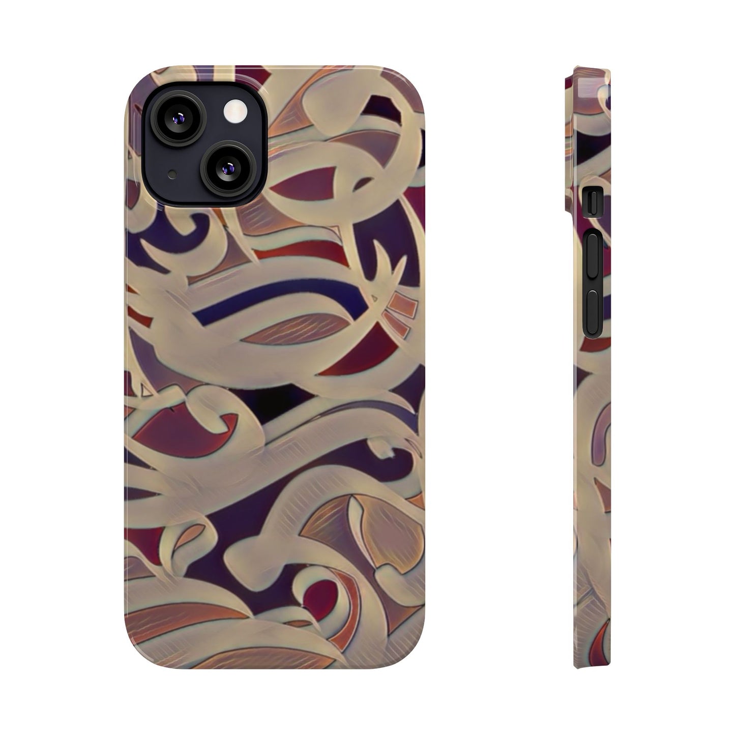 ' Modern Art Slim Phone Case -LOVE