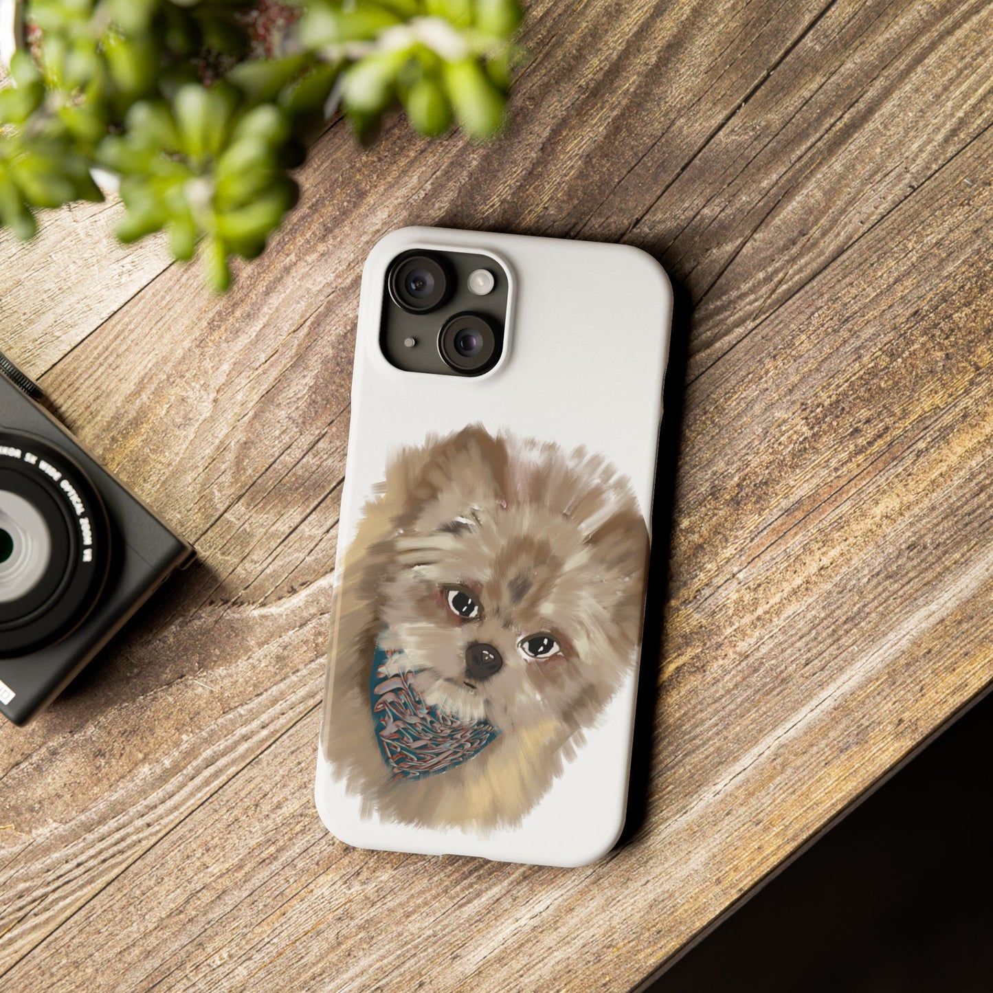 ' Modern Art Slim Phone Case-Lily