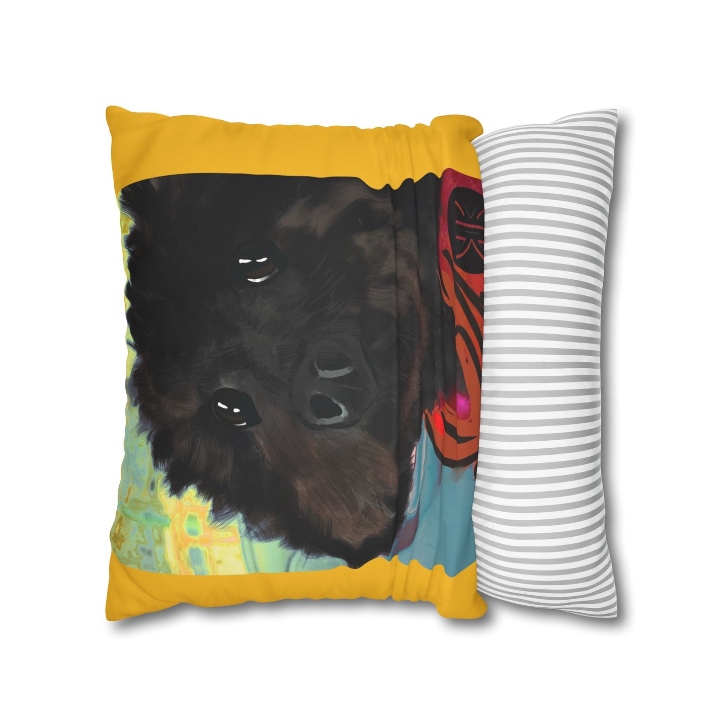 COAL Pillowcase - Modern Art Portrait Watercolour Design