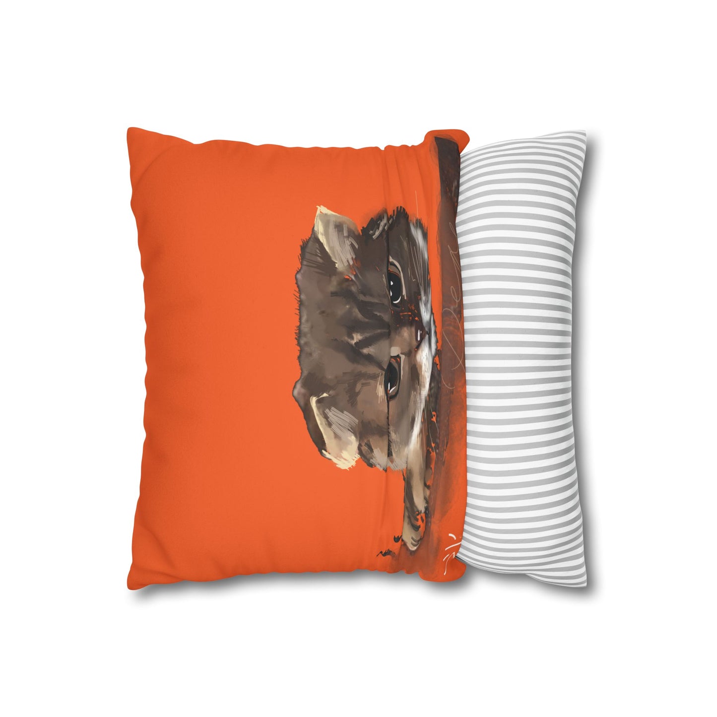 Pepe Pillowcase - Modern Art Portrait Watercolour Design
