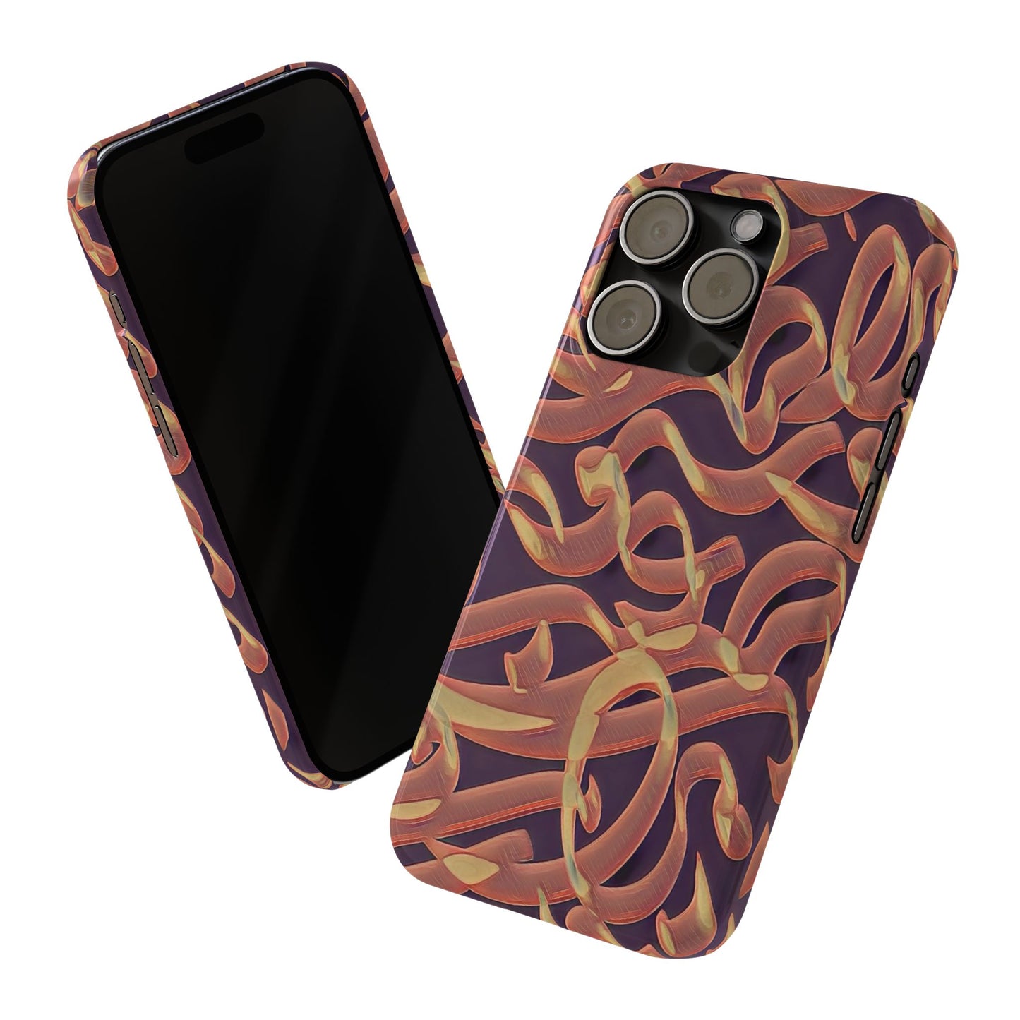 ' Modern Art Slim Phone Case -LOVE I-