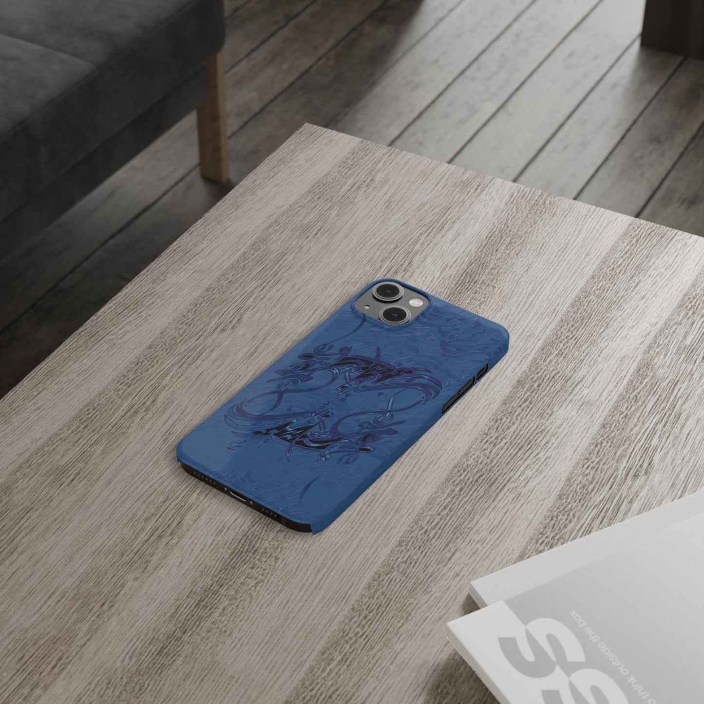 Copy of ' Modern Art Slim Phone Case -LOVE