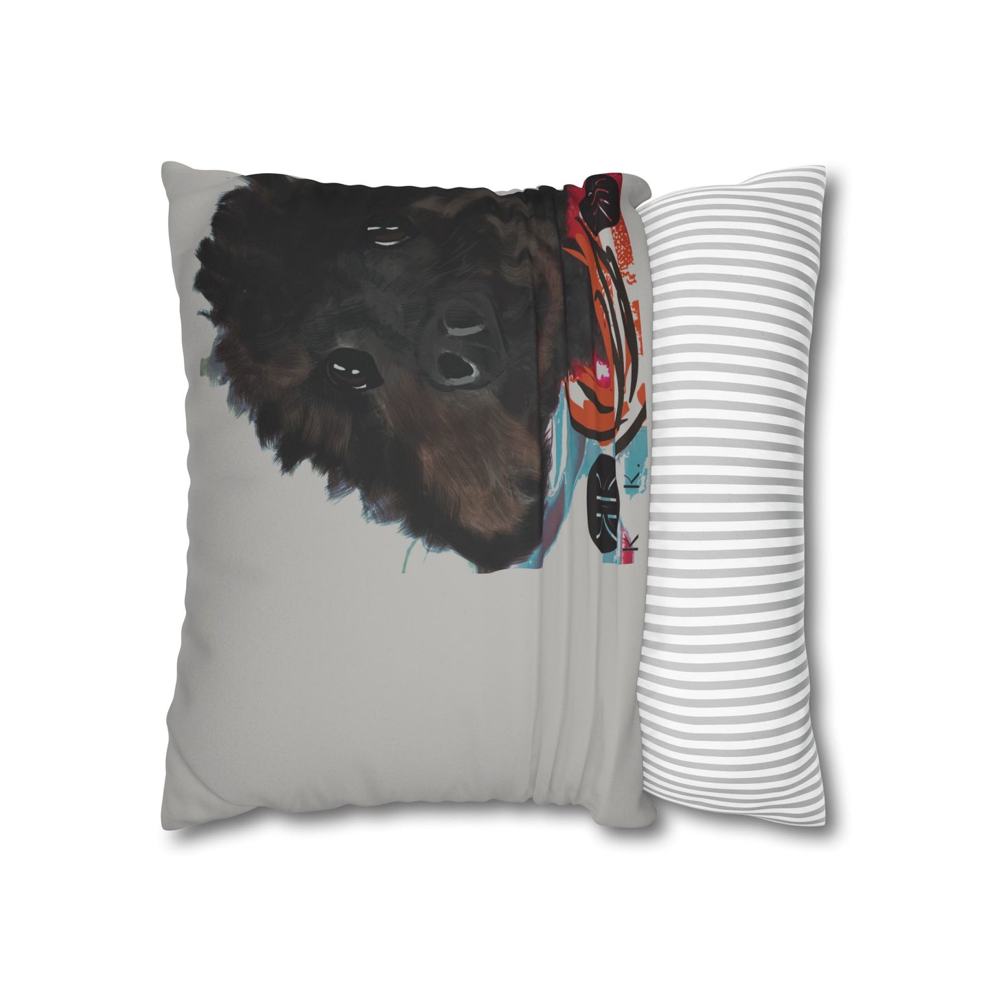 COAL Pillowcase - Modern Art Portrait Watercolour Design