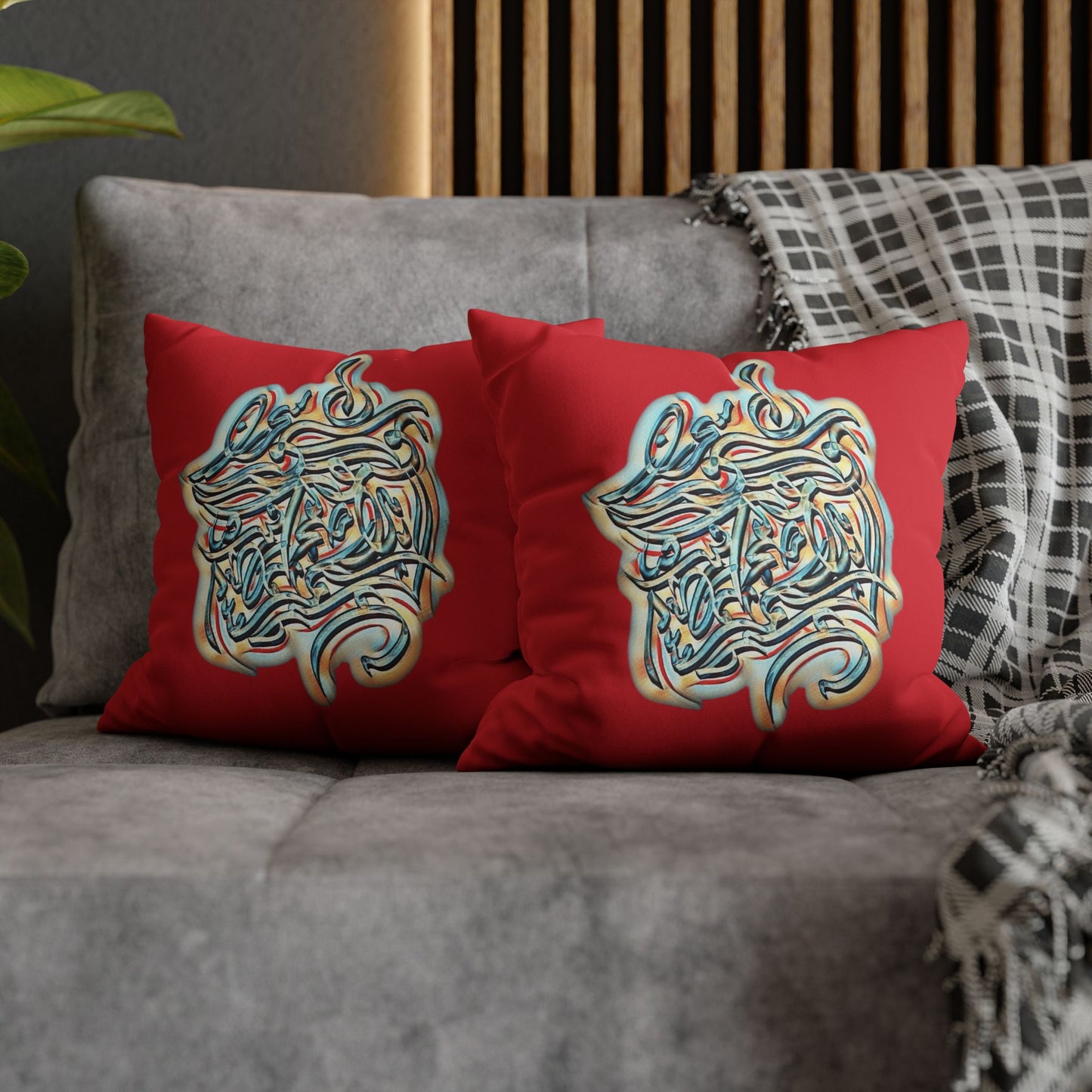 Modern Digital Painting ' Faux Suede Pillowcase - Home Design