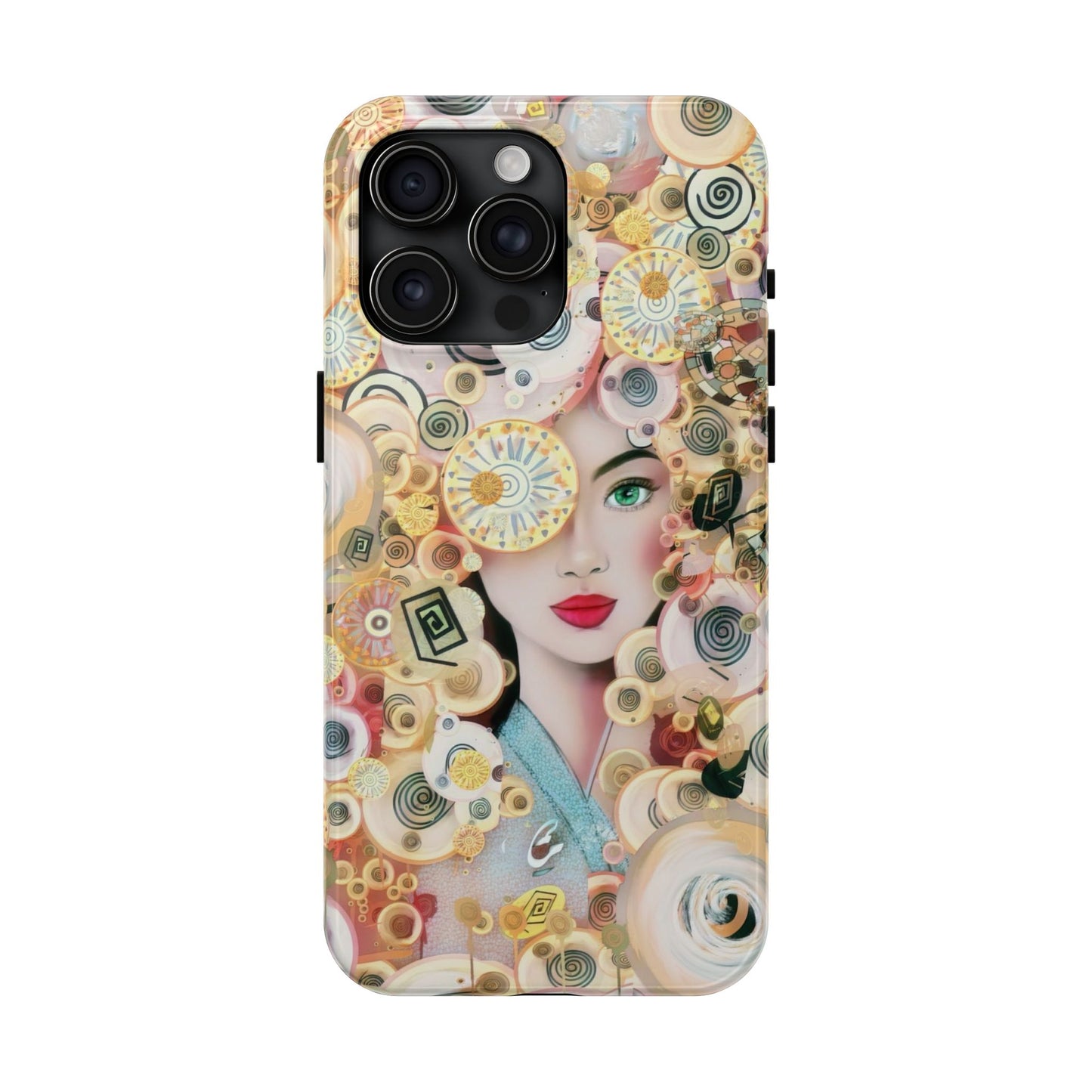 Phone Case - Persian Art Inspired Beautiful Girl Design