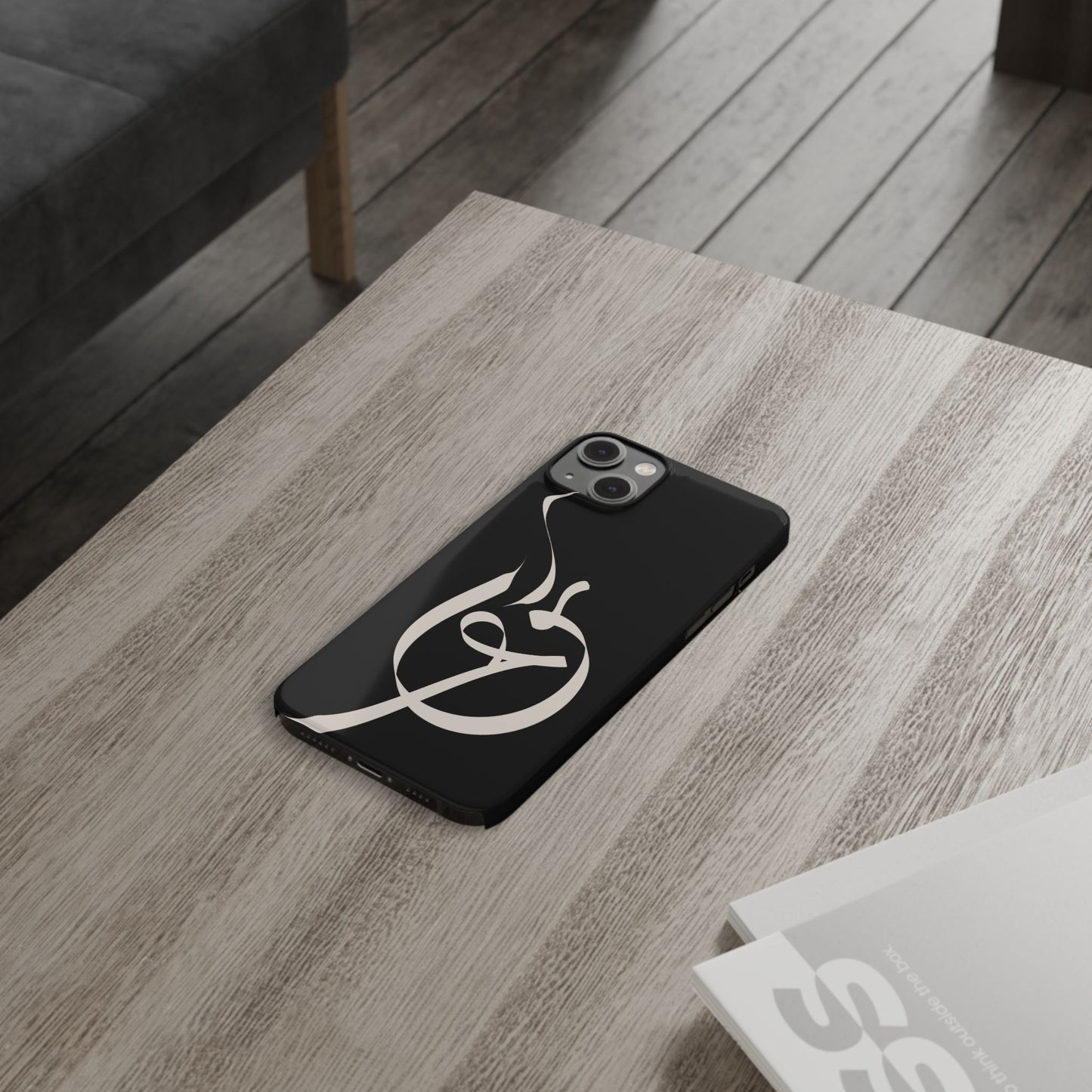 ' Modern Art Slim Phone Case -LOVE