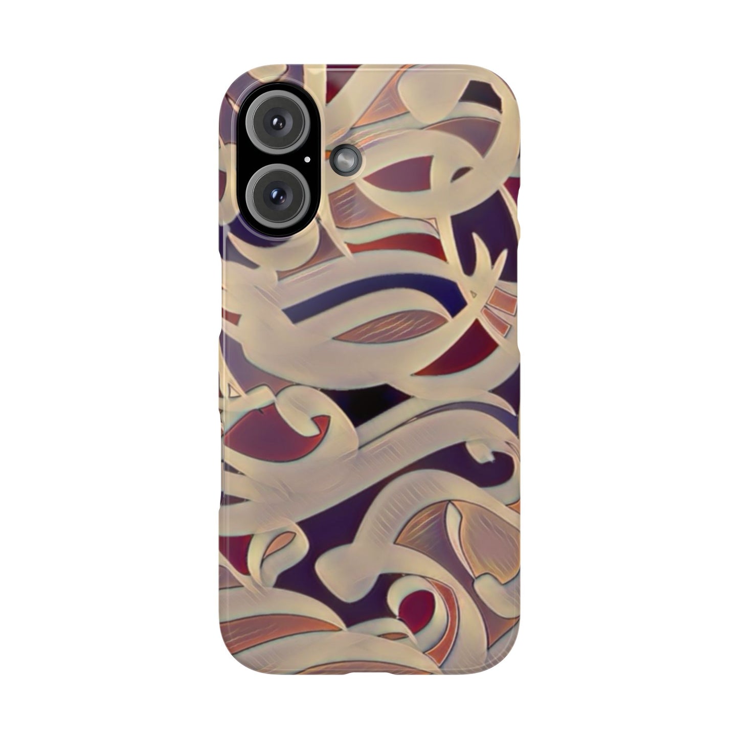 ' Modern Art Slim Phone Case -LOVE