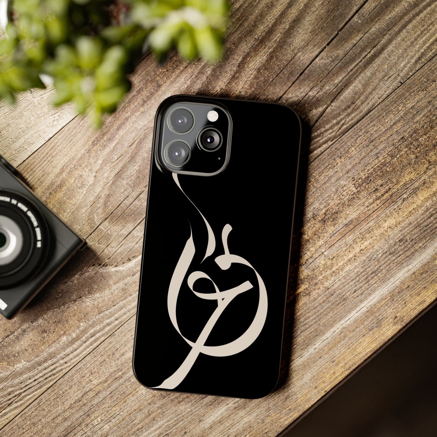 ' Modern Art Slim Phone Case -LOVE