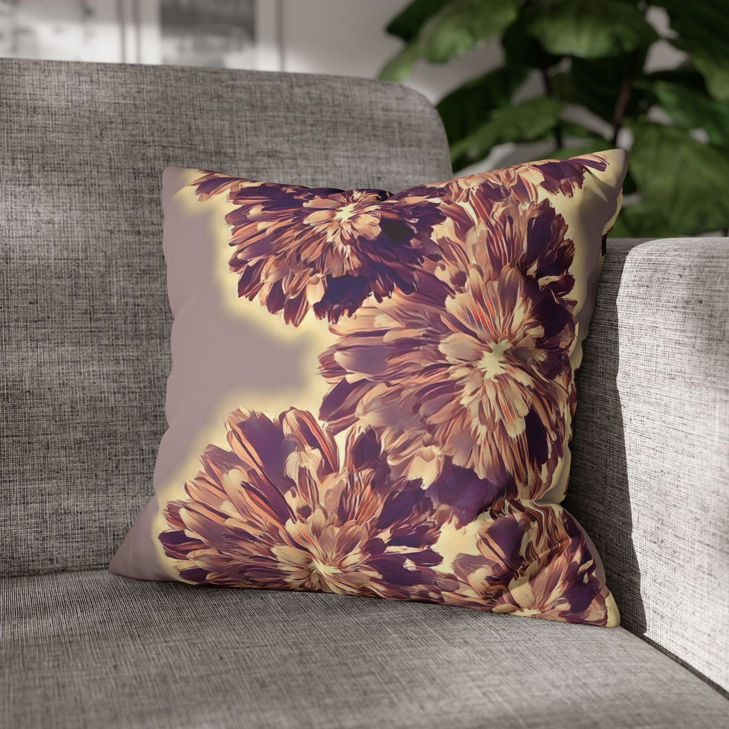 Copy of Modern Digital Painting ' Faux Suede Pillowcase - Home Design