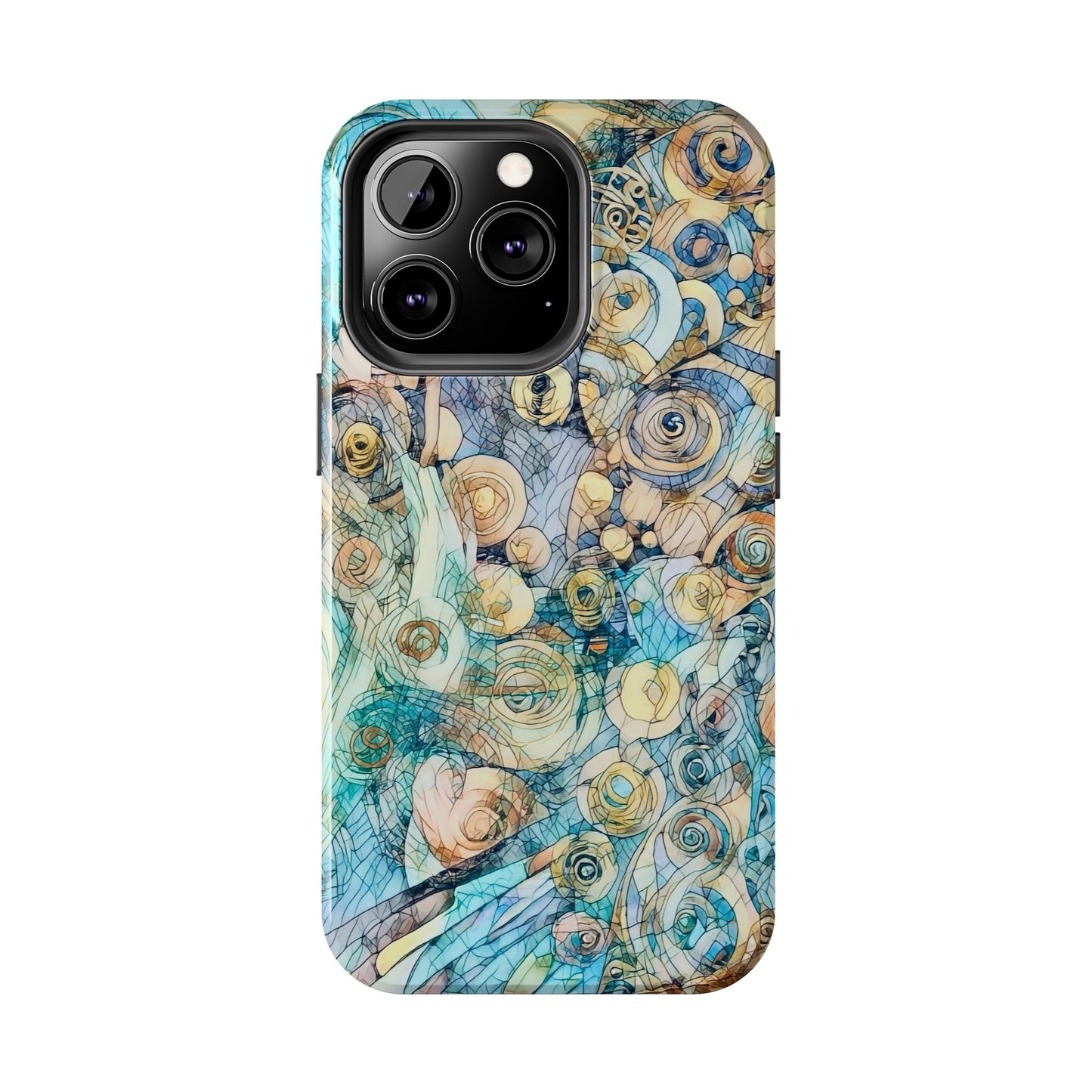 Golden Swirls Phone Case