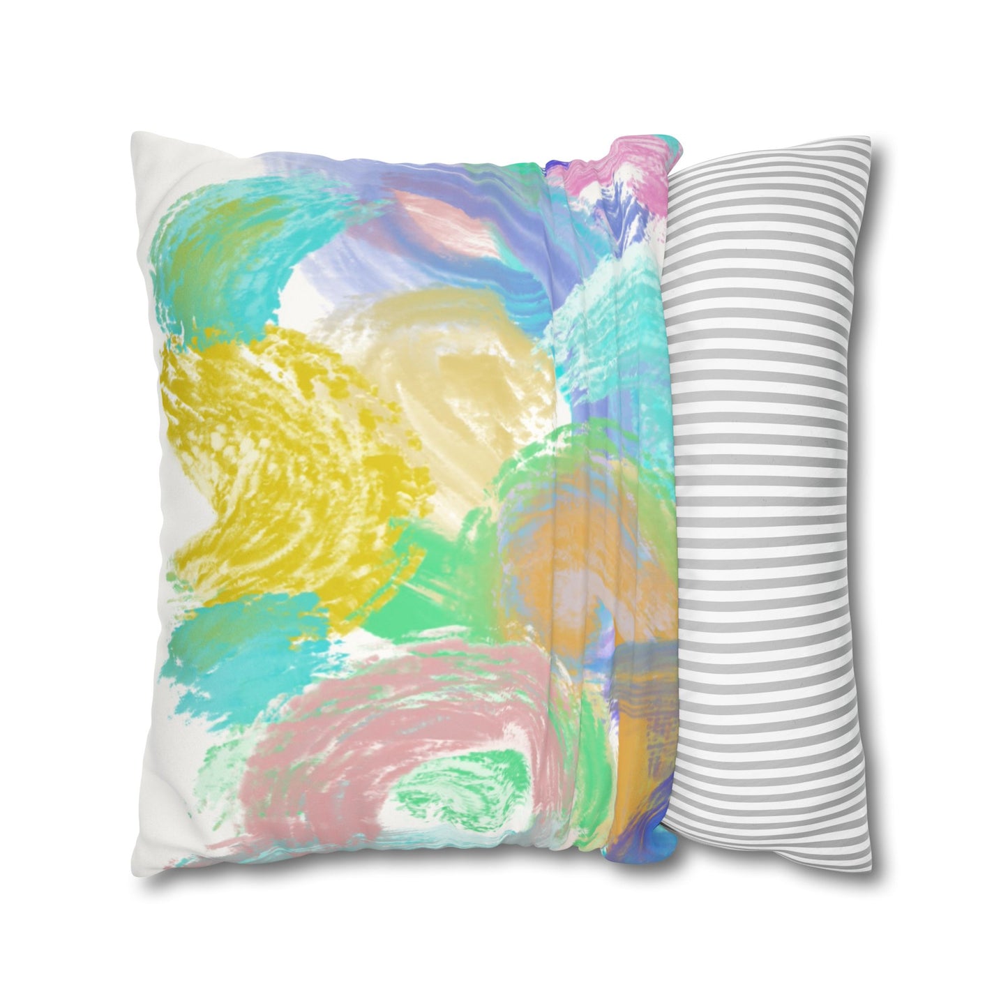Copy of Square Pillowcase - Modern Art Portrait Watercolour Design