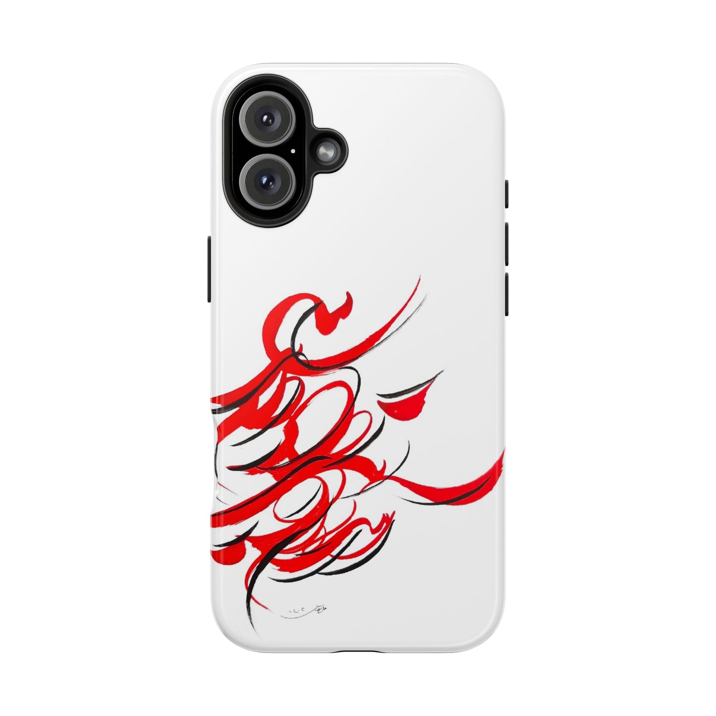 Phone Case Persian Calligraphy Modern Handwriting.