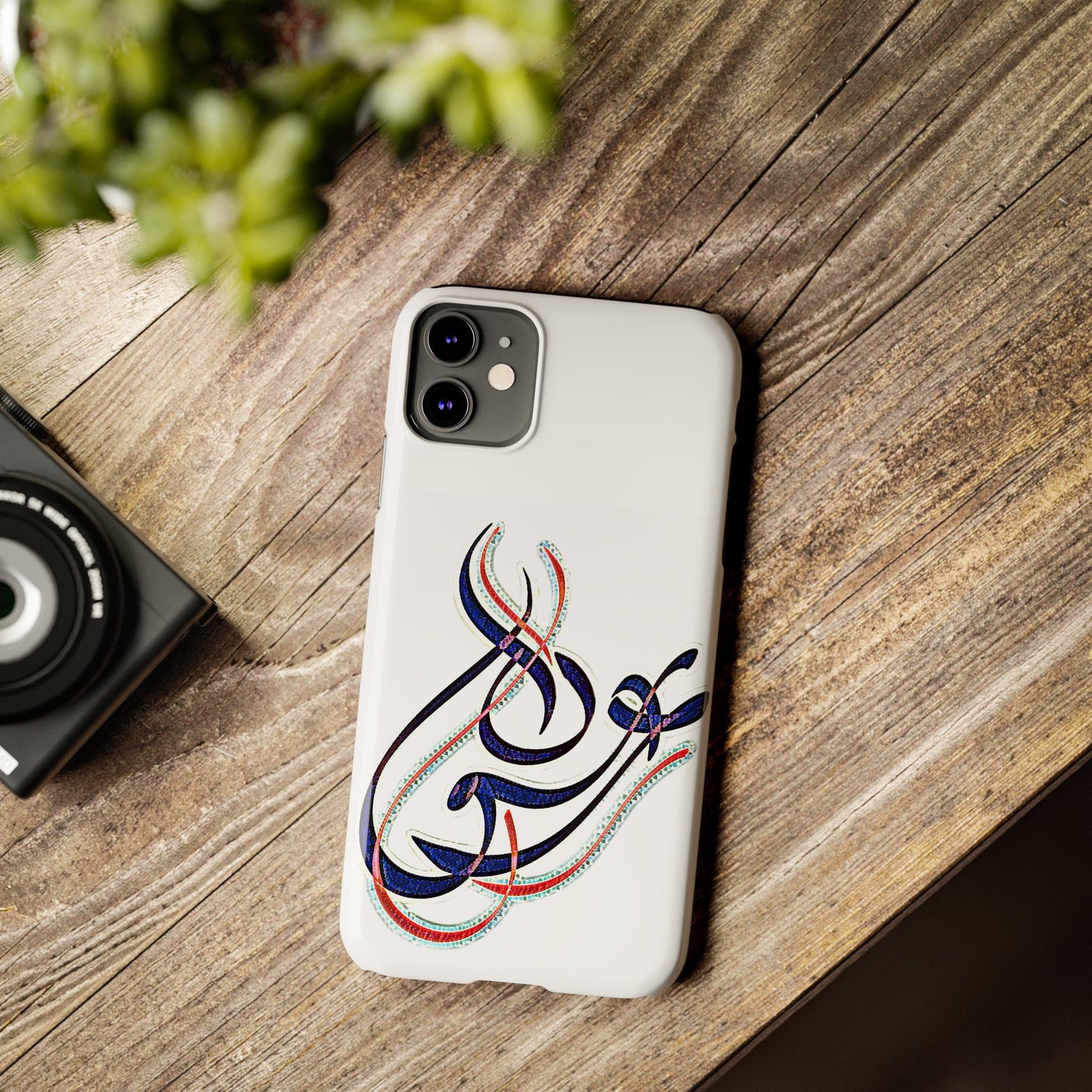 Modern Art Slim Phone Case - Eshgh (Love)