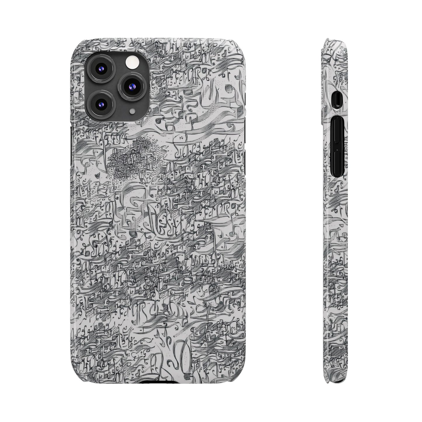 .ه,- ' Modern Art Slim Phone Case -LOVE I- I -.