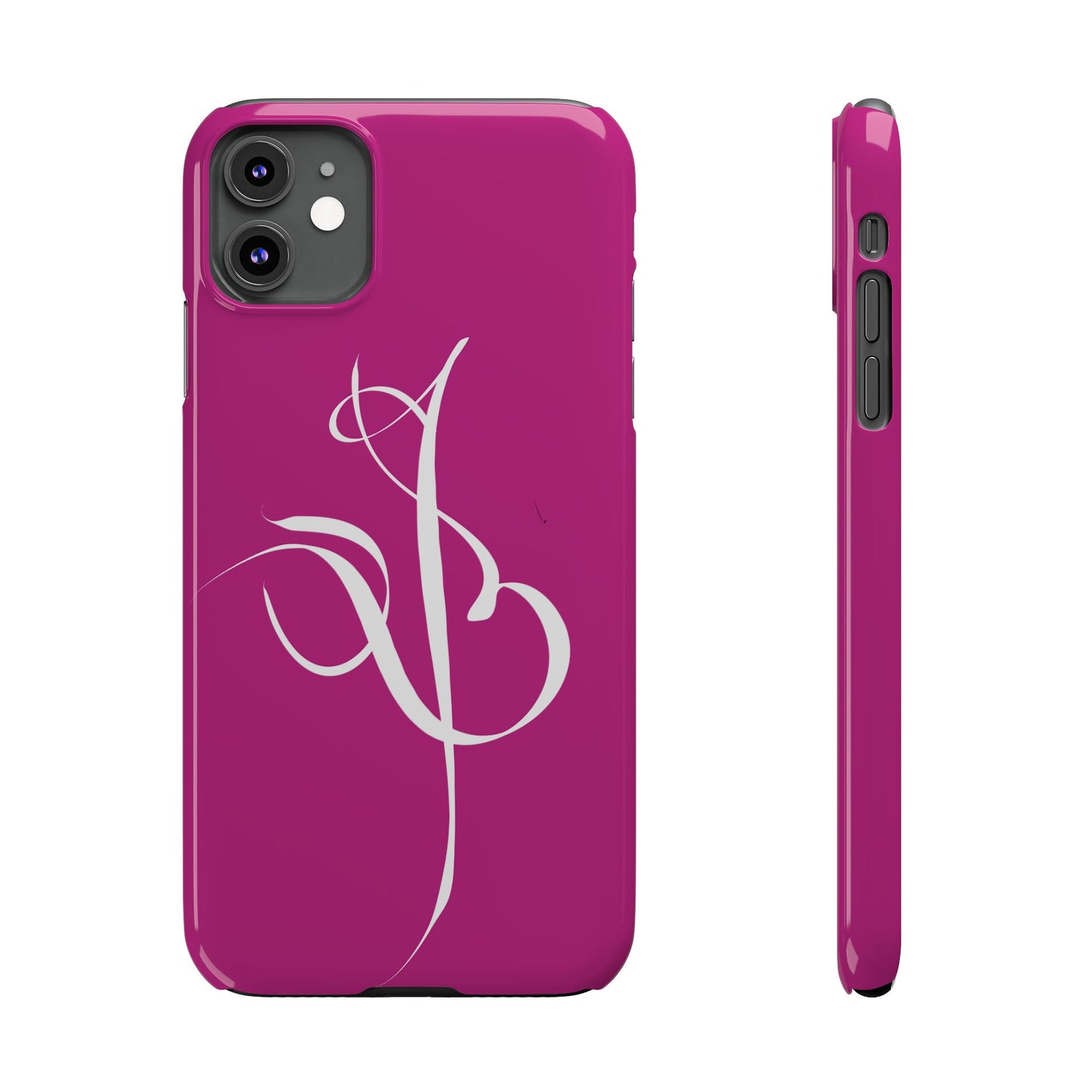 Modern Calligraphy Slim Phone Case -Eshgh (LOVE)
