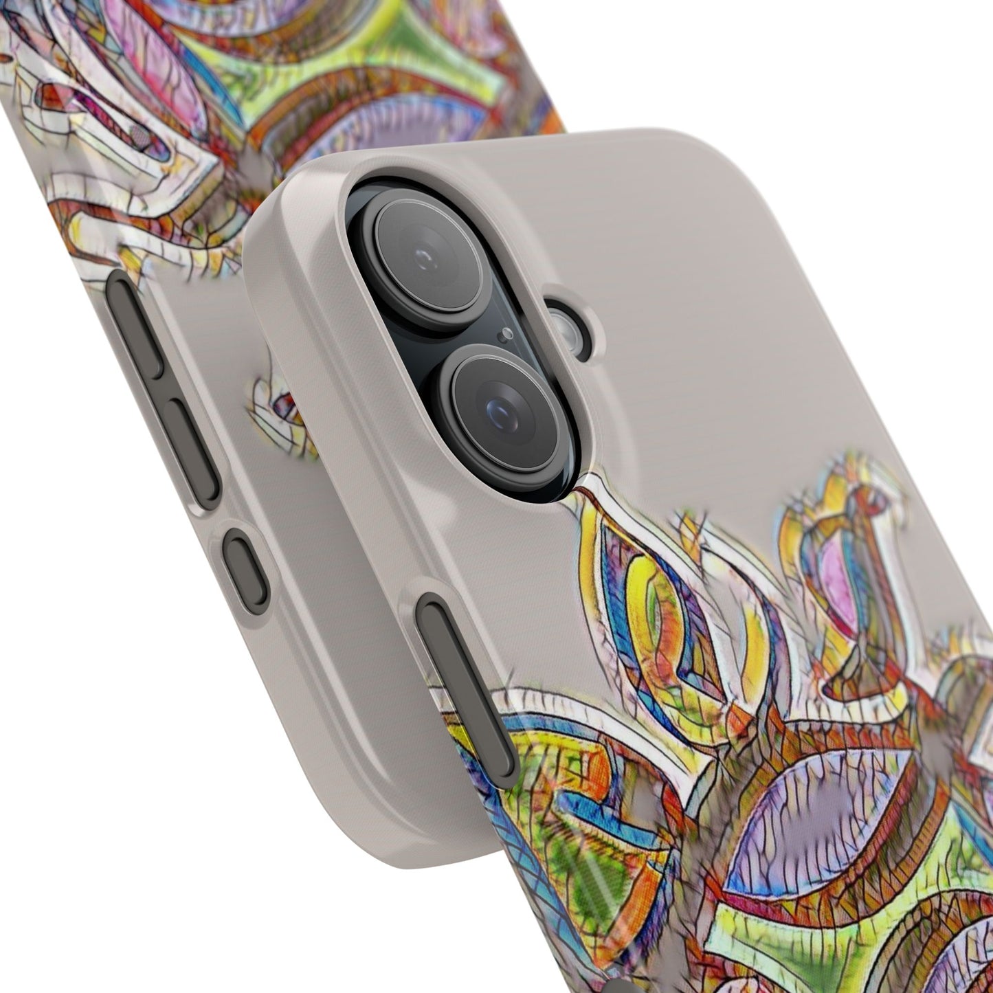 ' Modern Art Slim Phone Case -LOVE