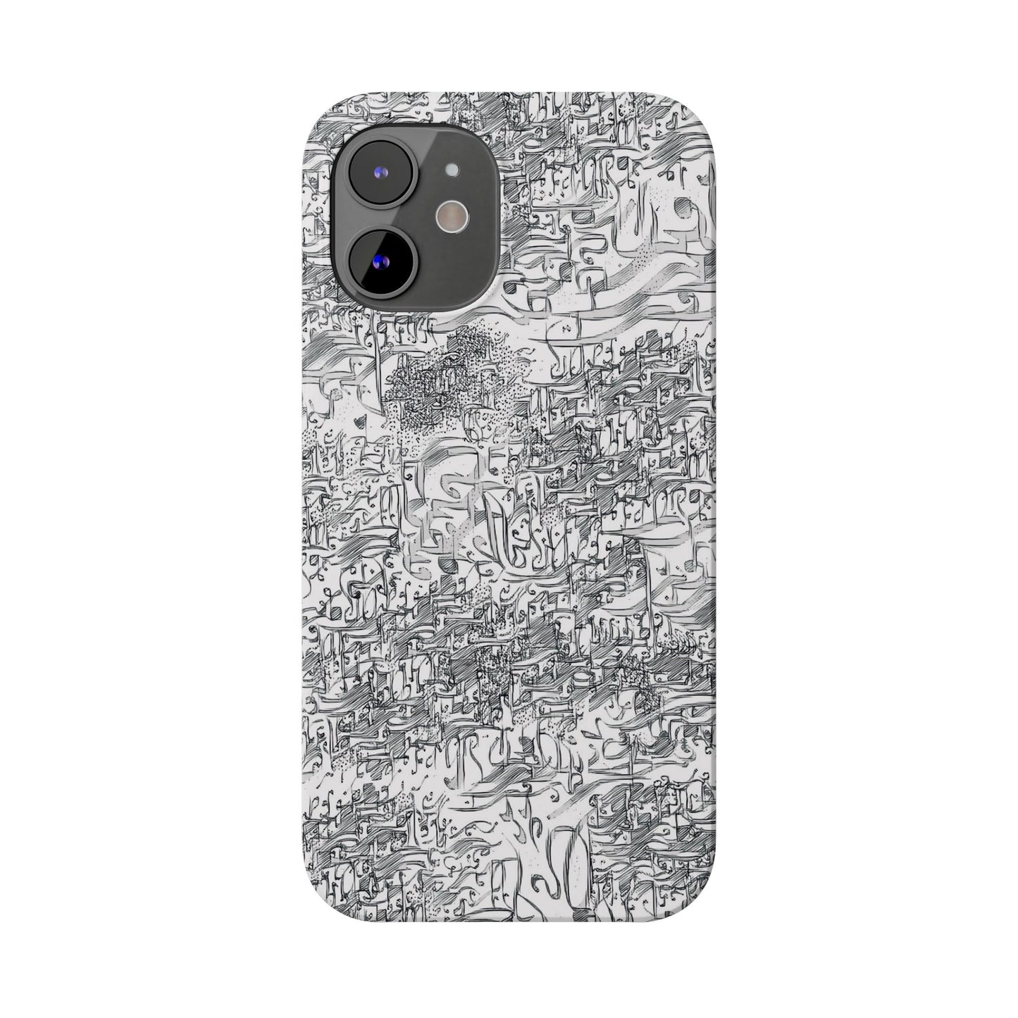 .ه,- ' Modern Art Slim Phone Case -LOVE I- I -.