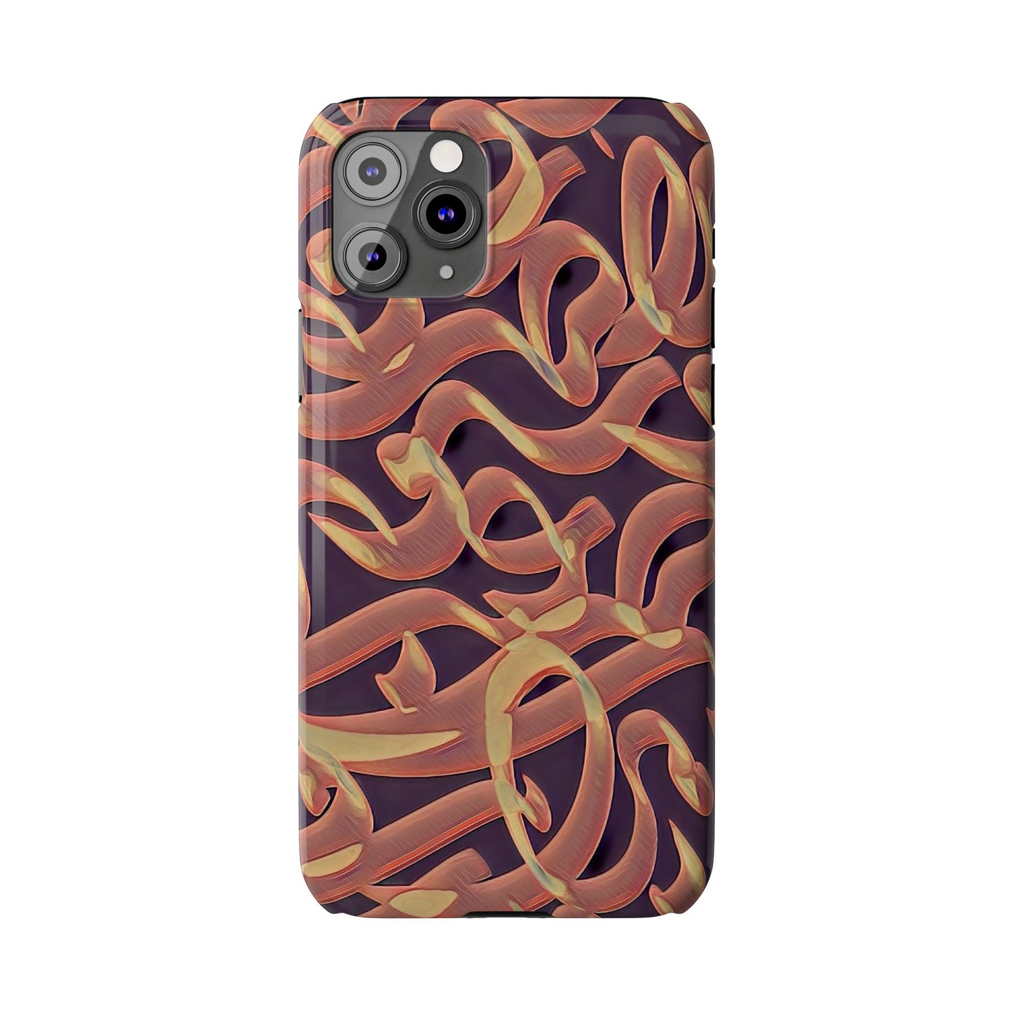 ' Modern Art Slim Phone Case -LOVE I-