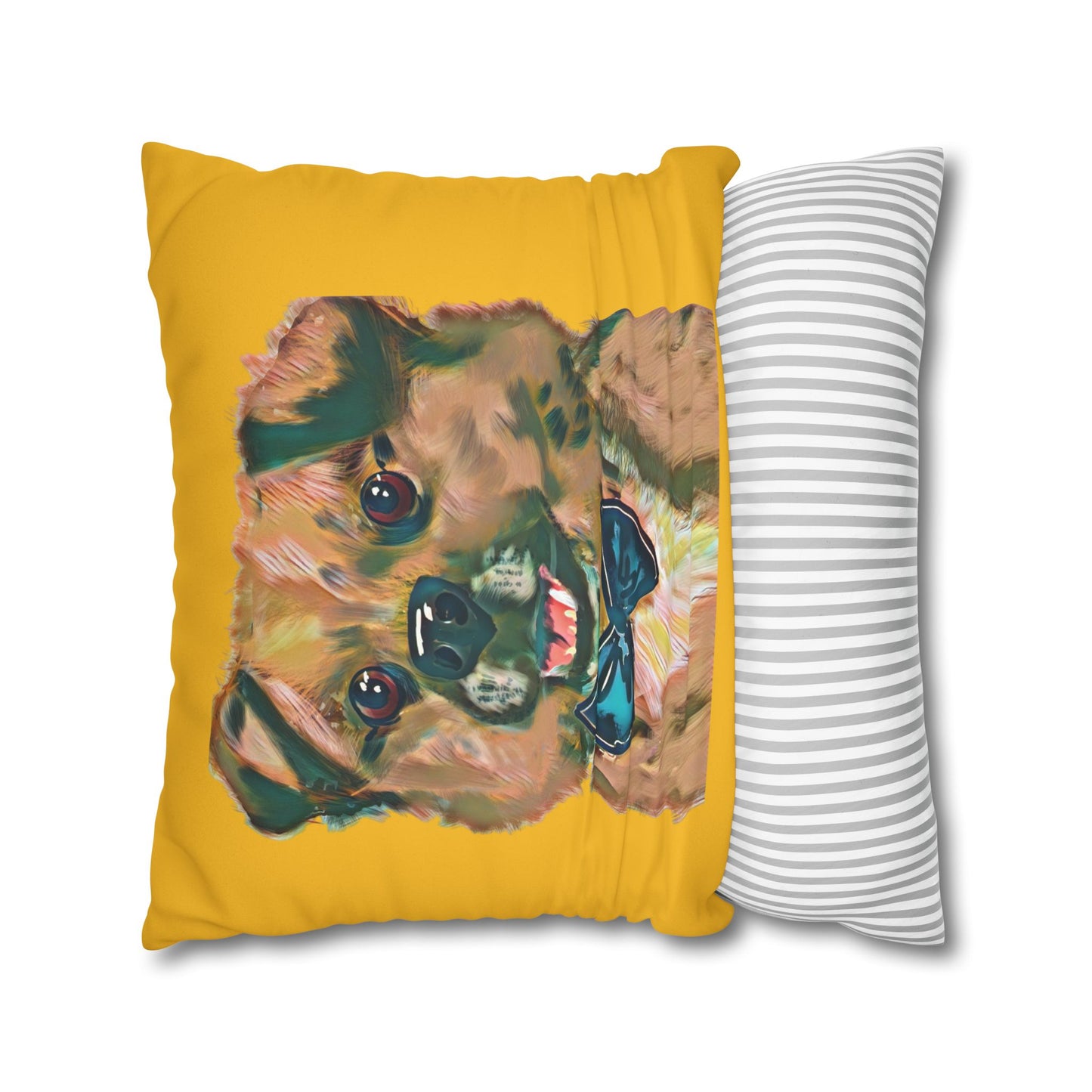 Baghlava Pillowcase - Modern Art Portrait Watercolour Design