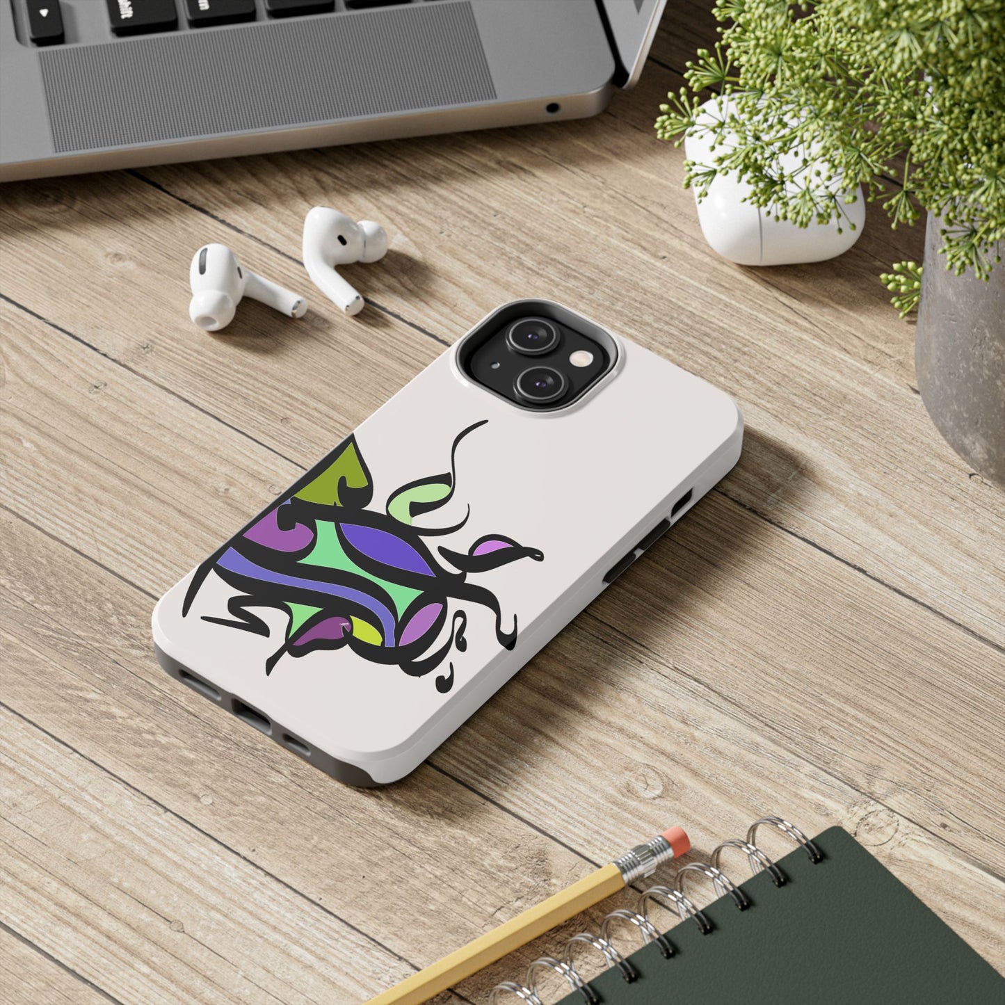 Phone Case Persian Calligraphy Modern Handwriting