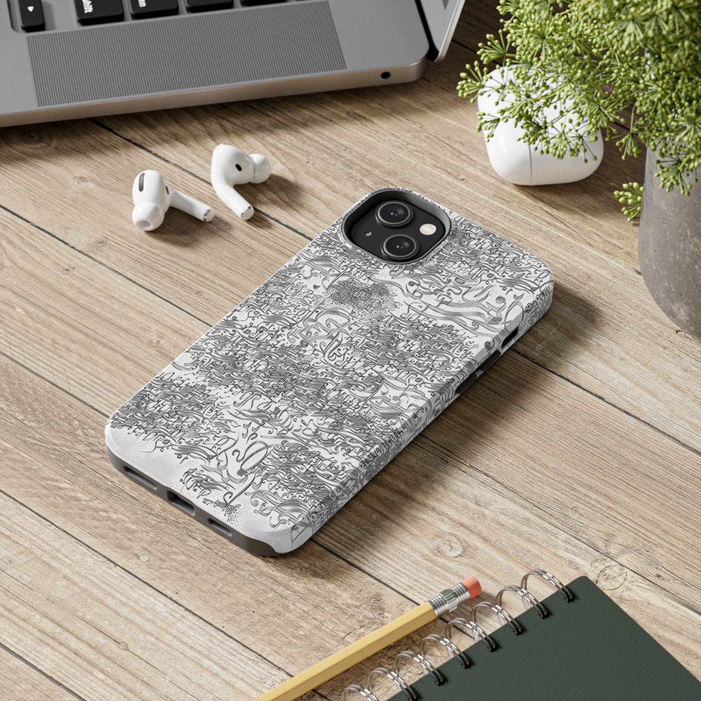 Phone Case Persian Calligraphy Modern Handwriting