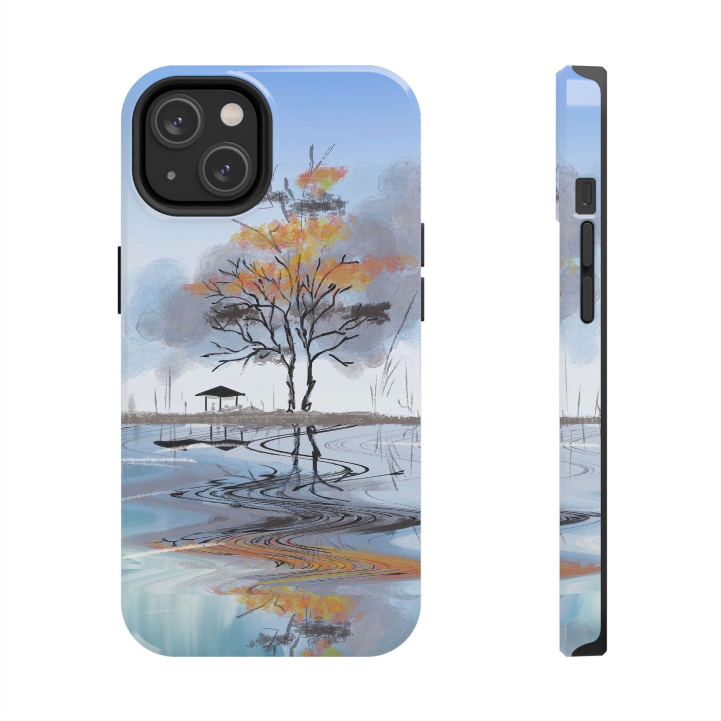 Serenity Phone Case Persian Calligraphy Art.