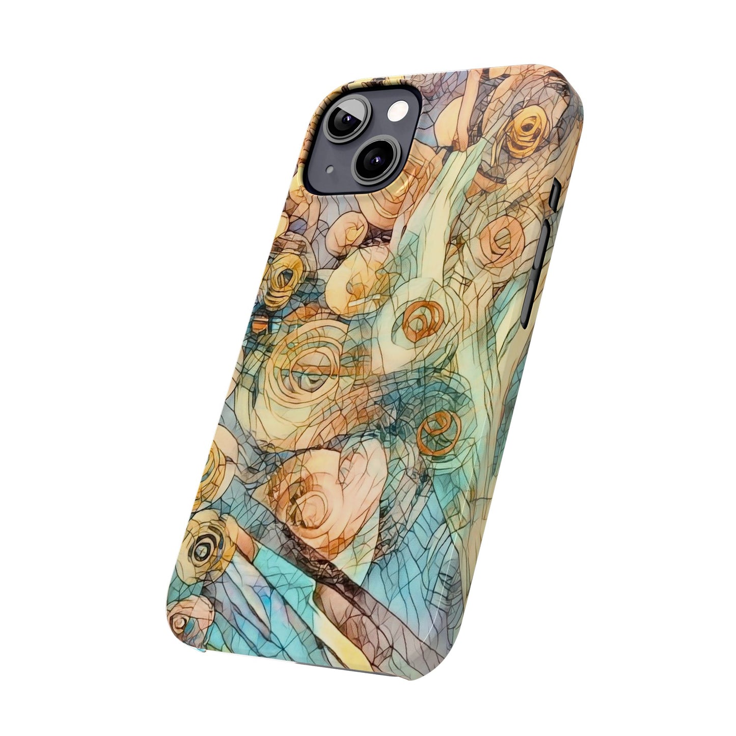 . ' Modern Art Slim Phone Case -.
