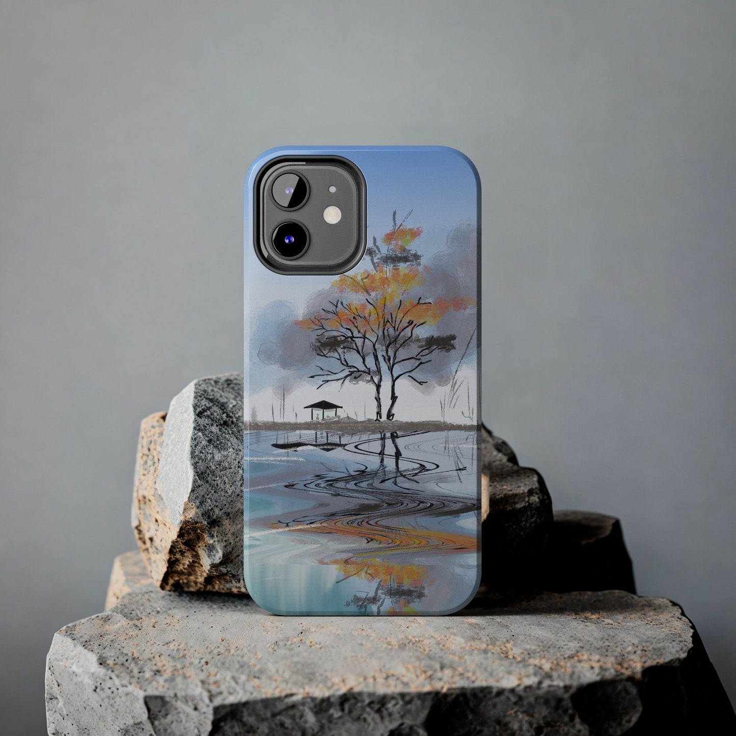 Serenity Phone Case Persian Calligraphy Art.