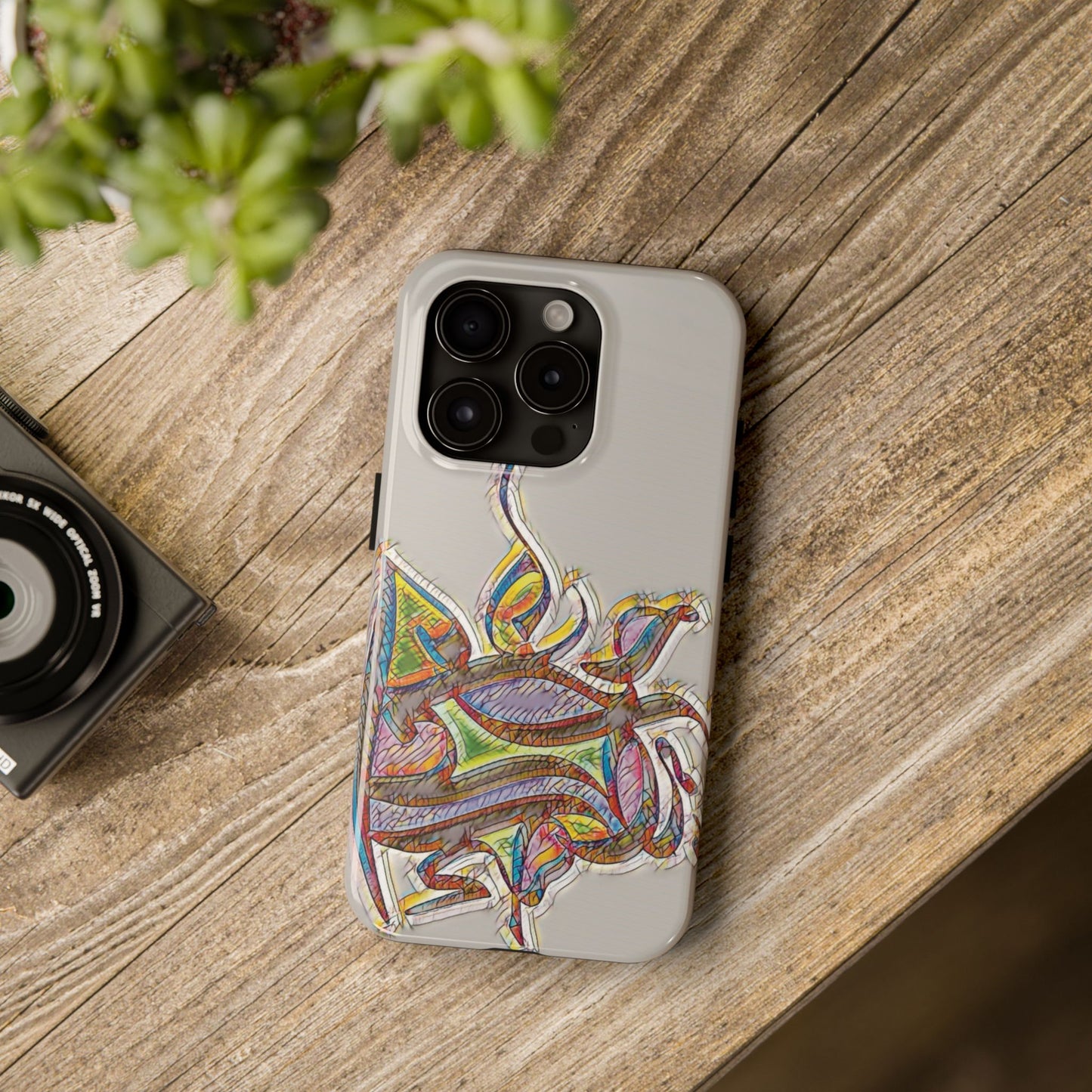 Phone Case Persian Calligraphy Modern Handwriting.