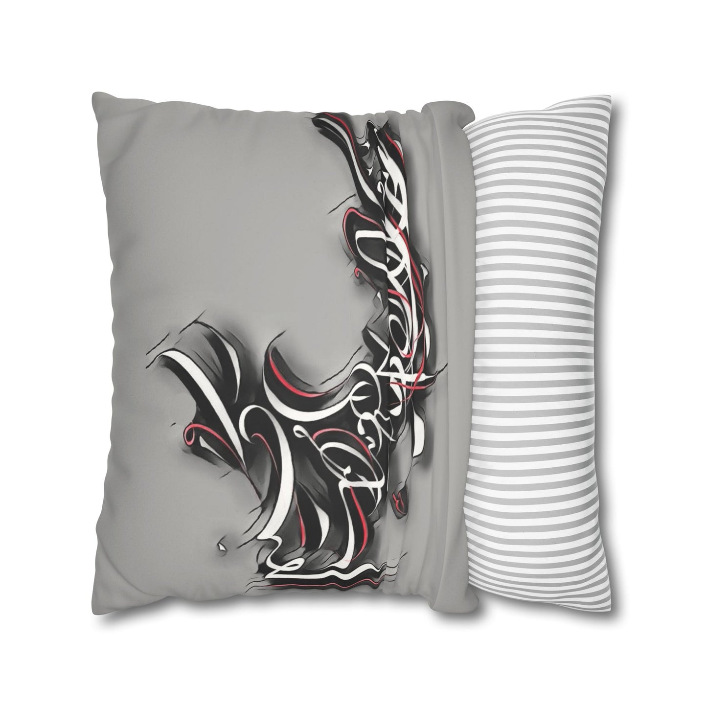 Kalli K Pillowcase Modern Calligraphy Design