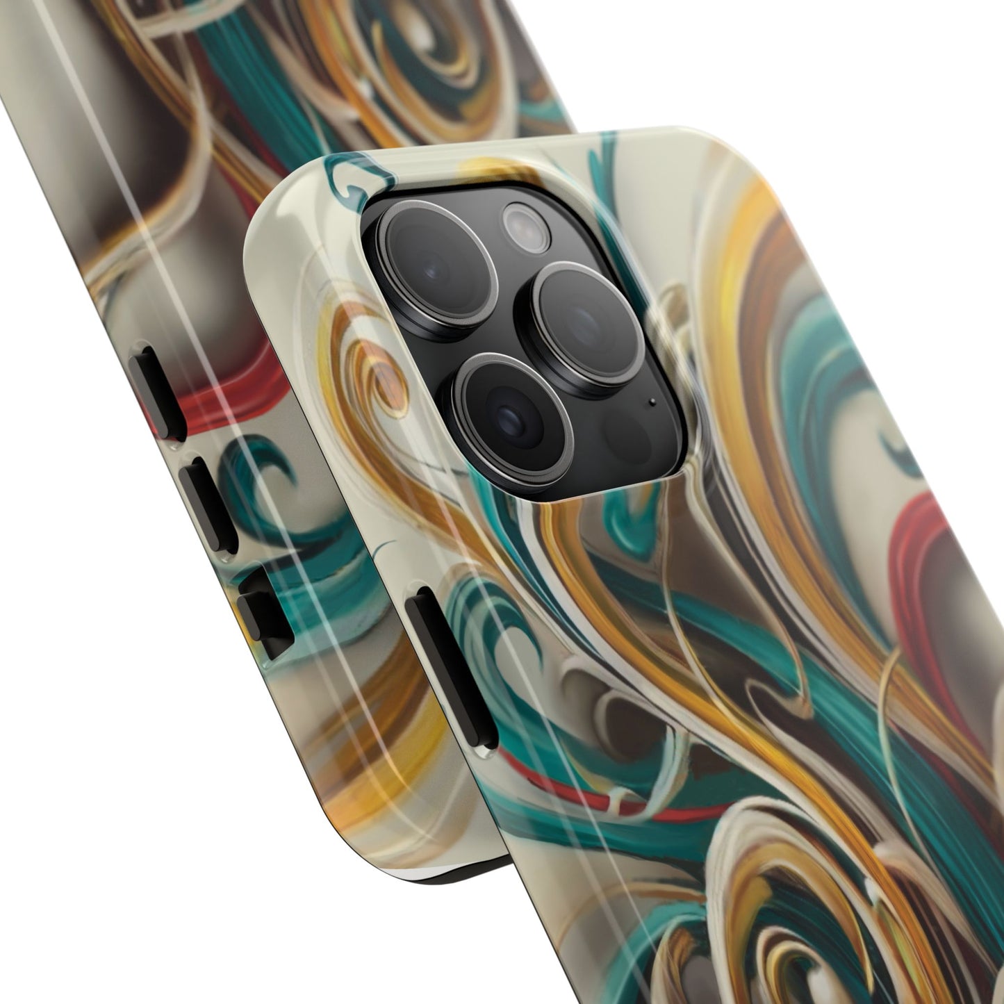 Marble Abstract Phone Case Calligraphy