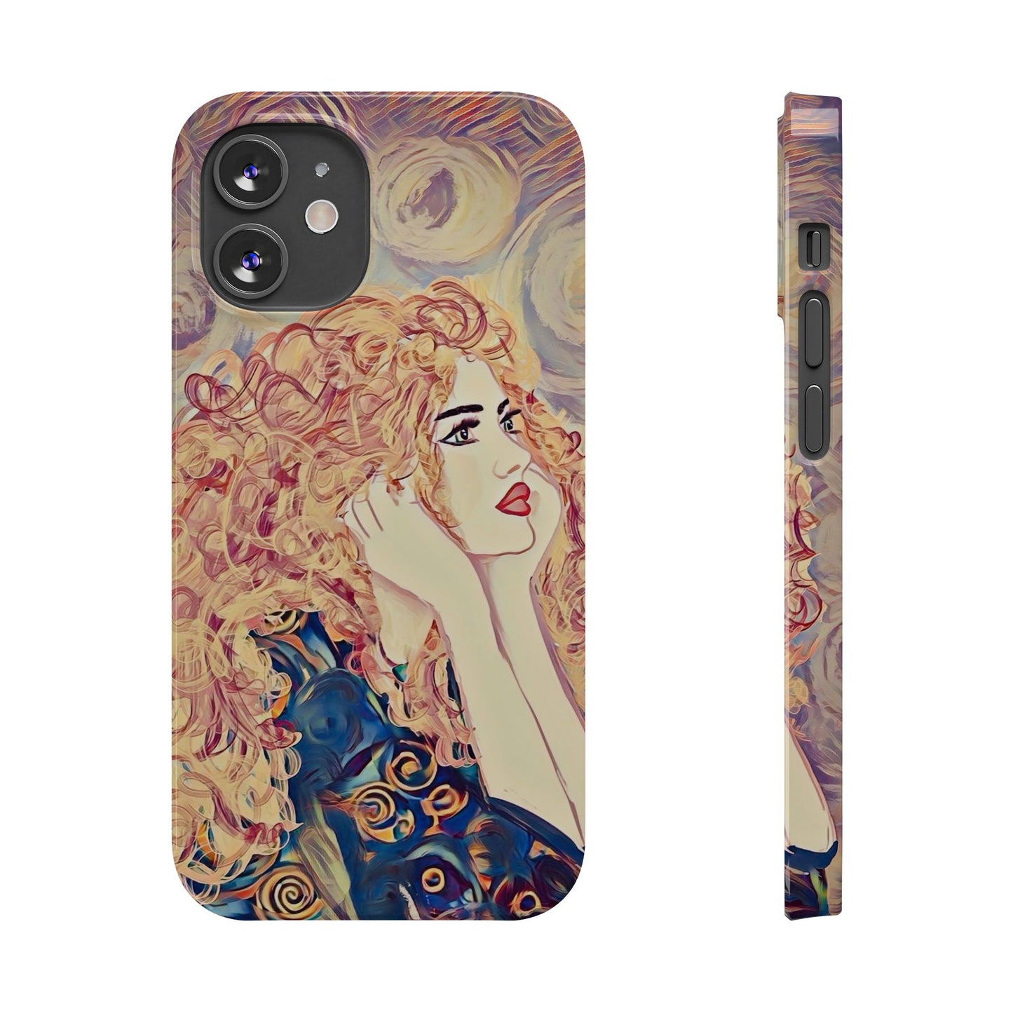 ' Modern Art Slim Phone Case -LOVE,