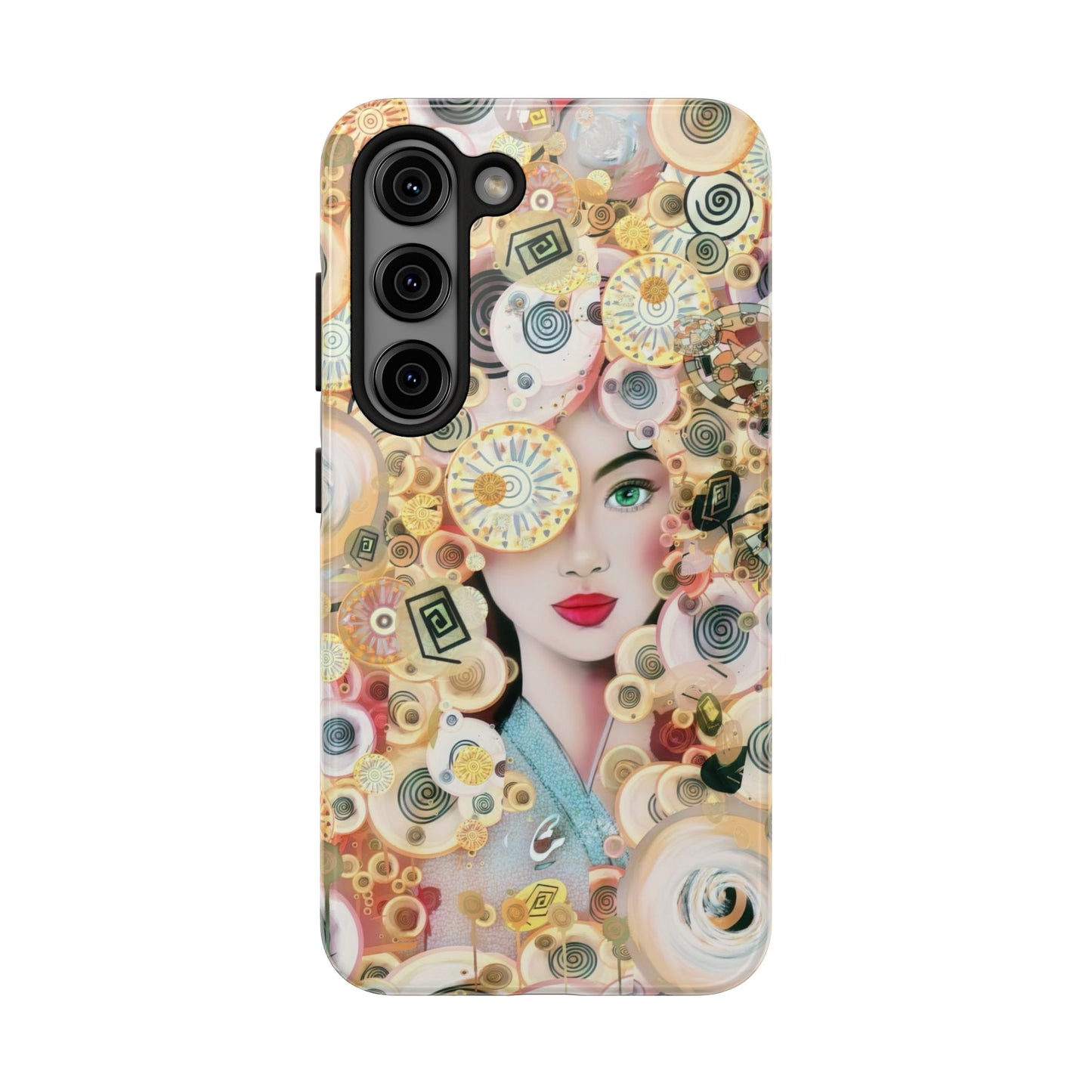 Phone Case - Persian Art Inspired Beautiful Girl Design