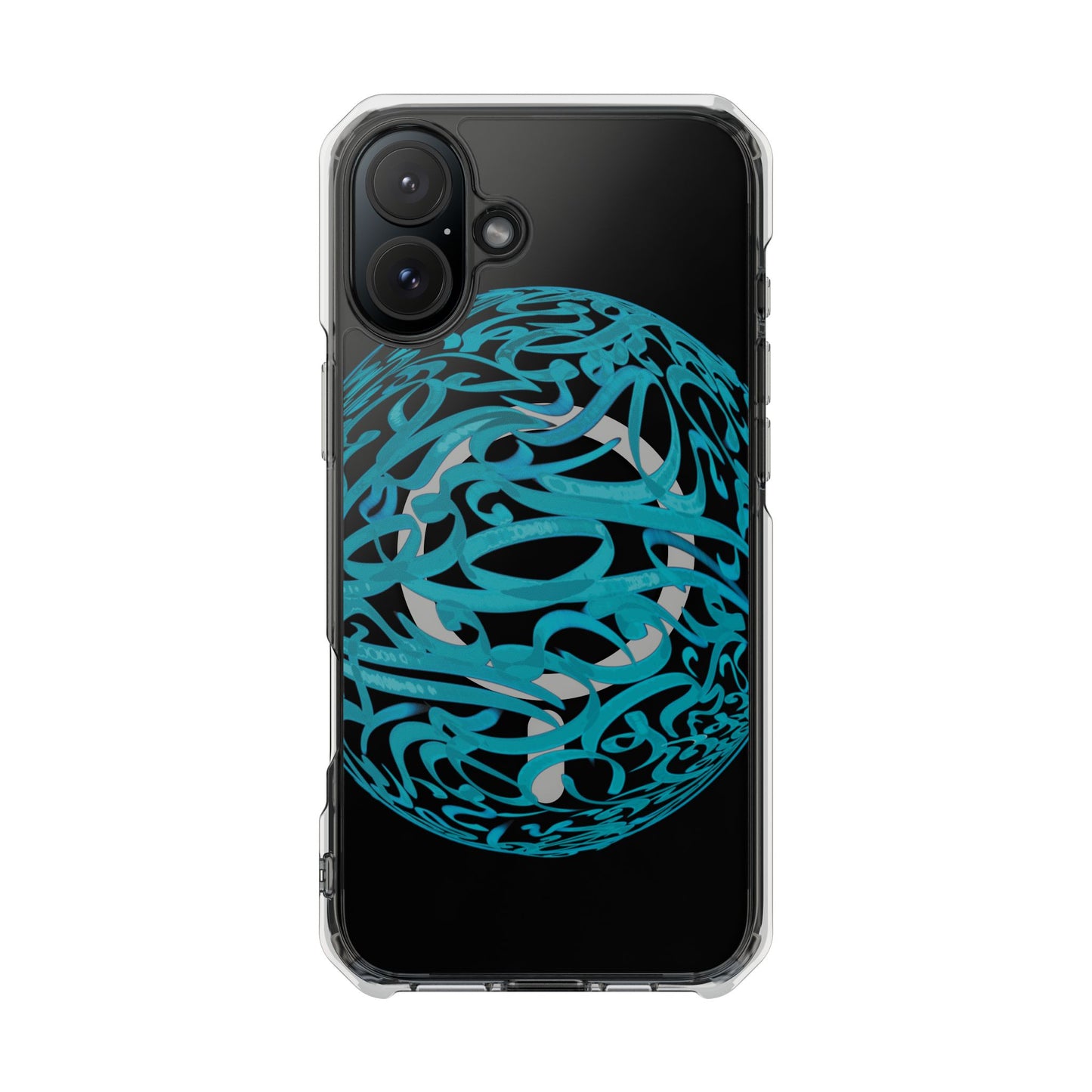 Copy of Copy of Phone Case - Pink Ribbon Persian Calligraphy Design - Magnetic Case