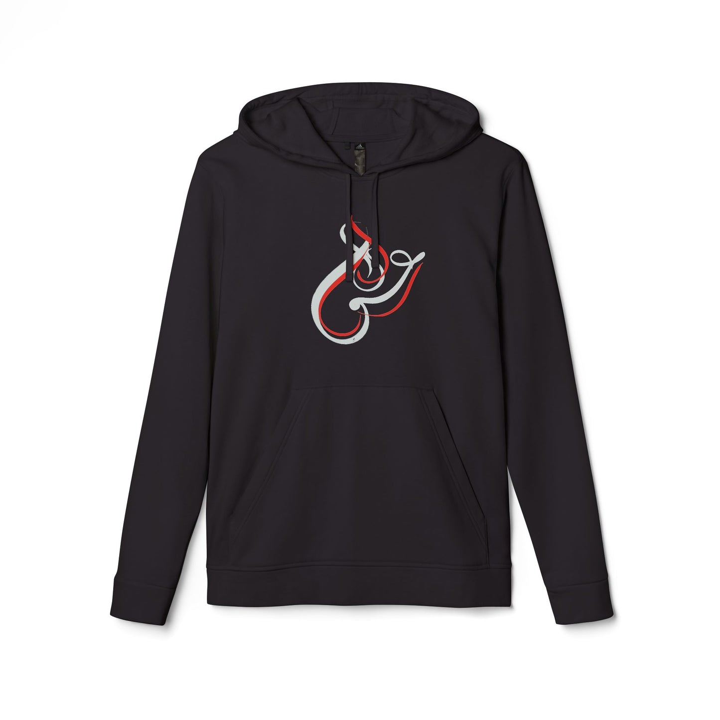 Kalli K X Adidas Unisex Fleece Hoodie- modern calligraphy.