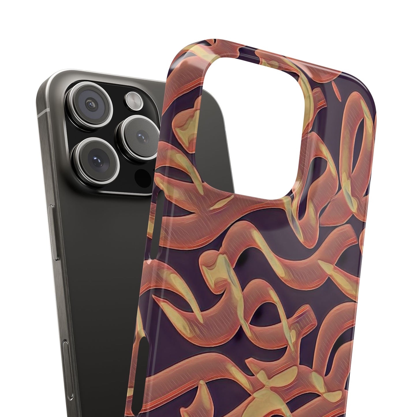 ' Modern Art Slim Phone Case -LOVE I-