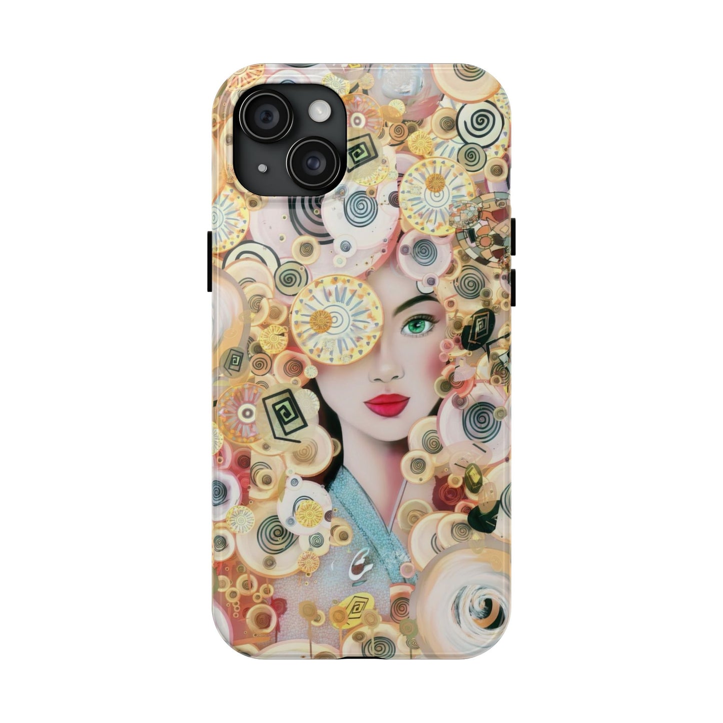 Phone Case - Persian Art Inspired Beautiful Girl Design