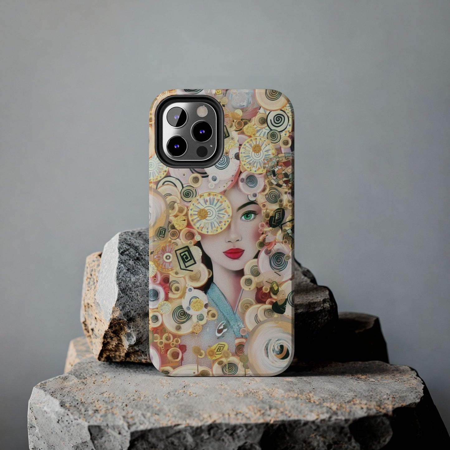 Phone Case - Persian Art Inspired Beautiful Girl Design