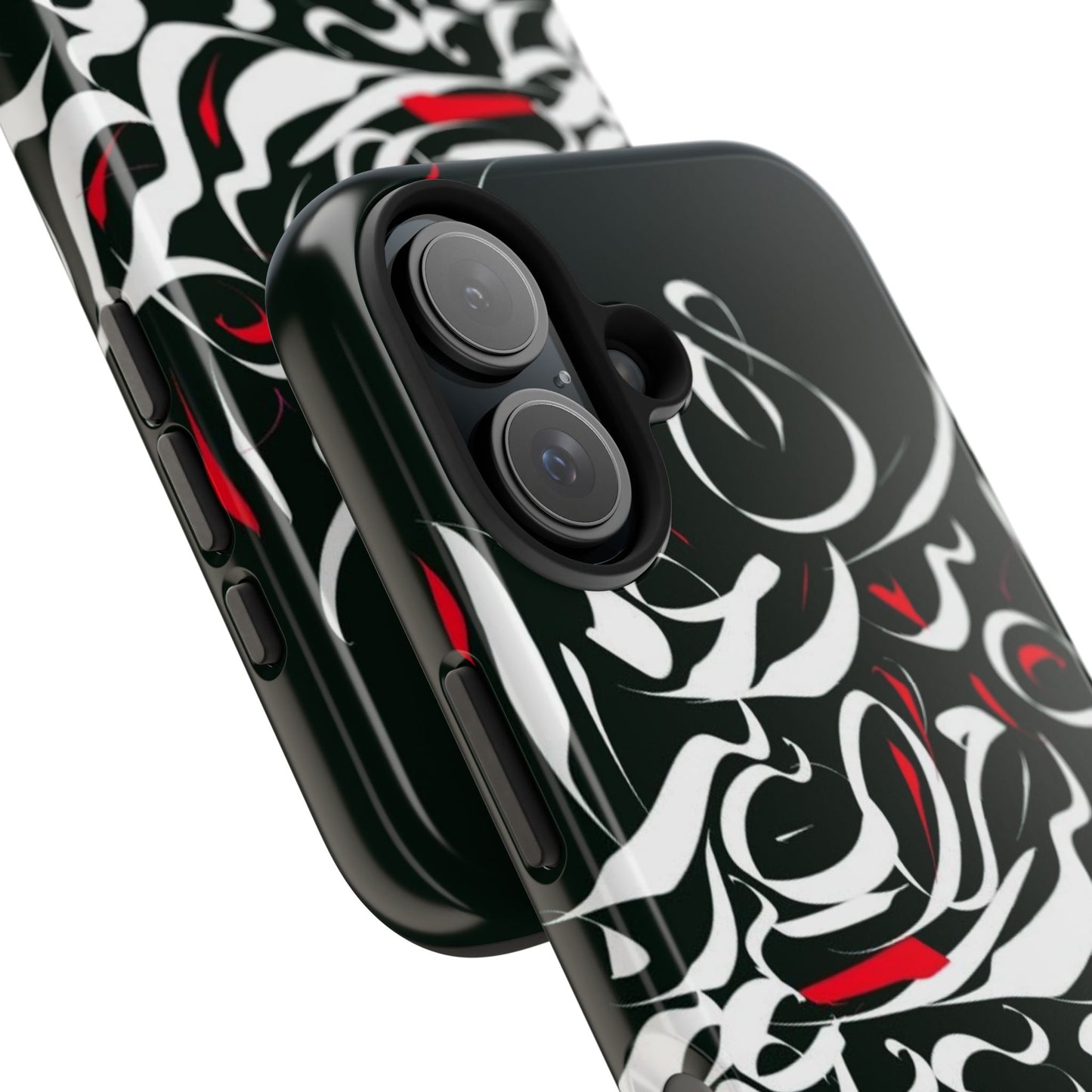 Phone Case Calligraphy Red Black White Tough Phone Case
