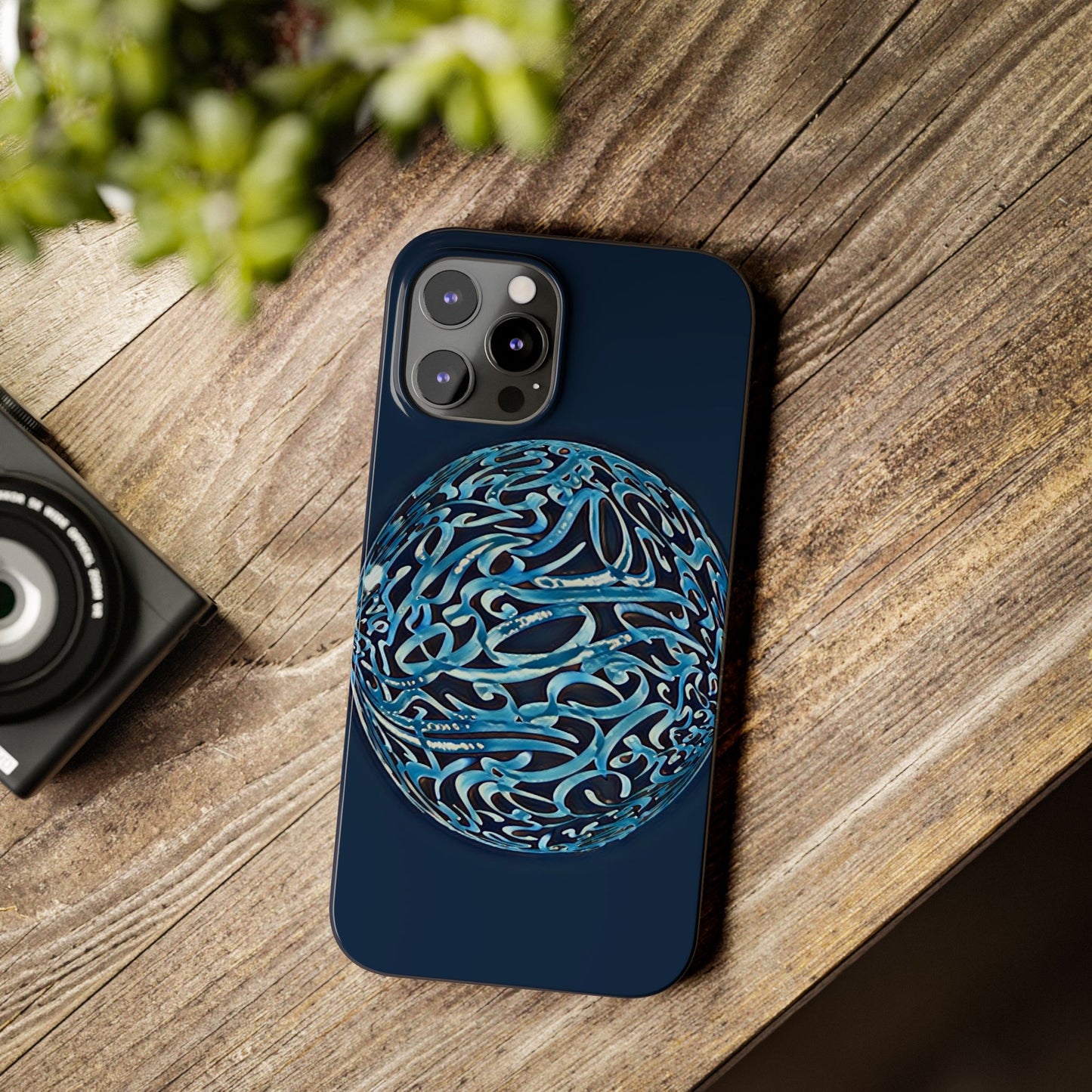 ' Modern Art Slim Phone Case -LOVE