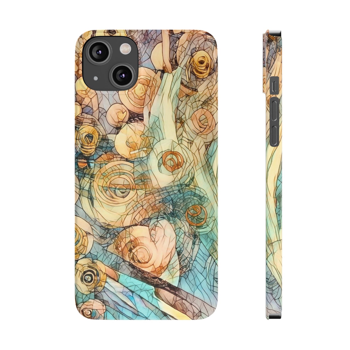 . ' Modern Art Slim Phone Case -.